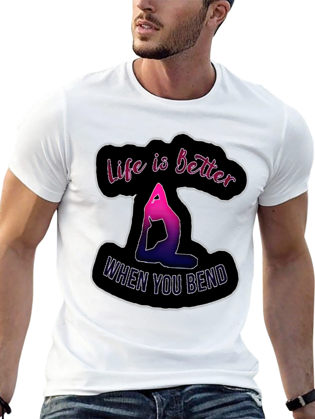 Yoga Life T-Shirt - Bendy Fun
