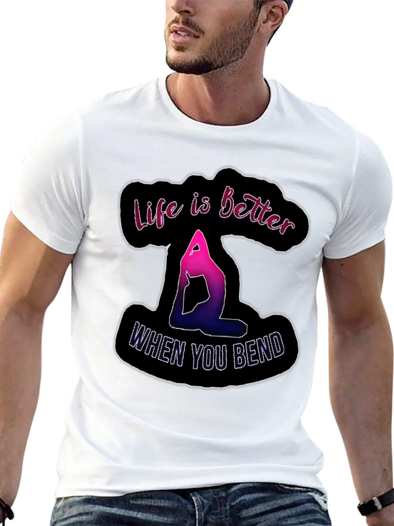 Yoga Life T-Shirt - Bendy Fun