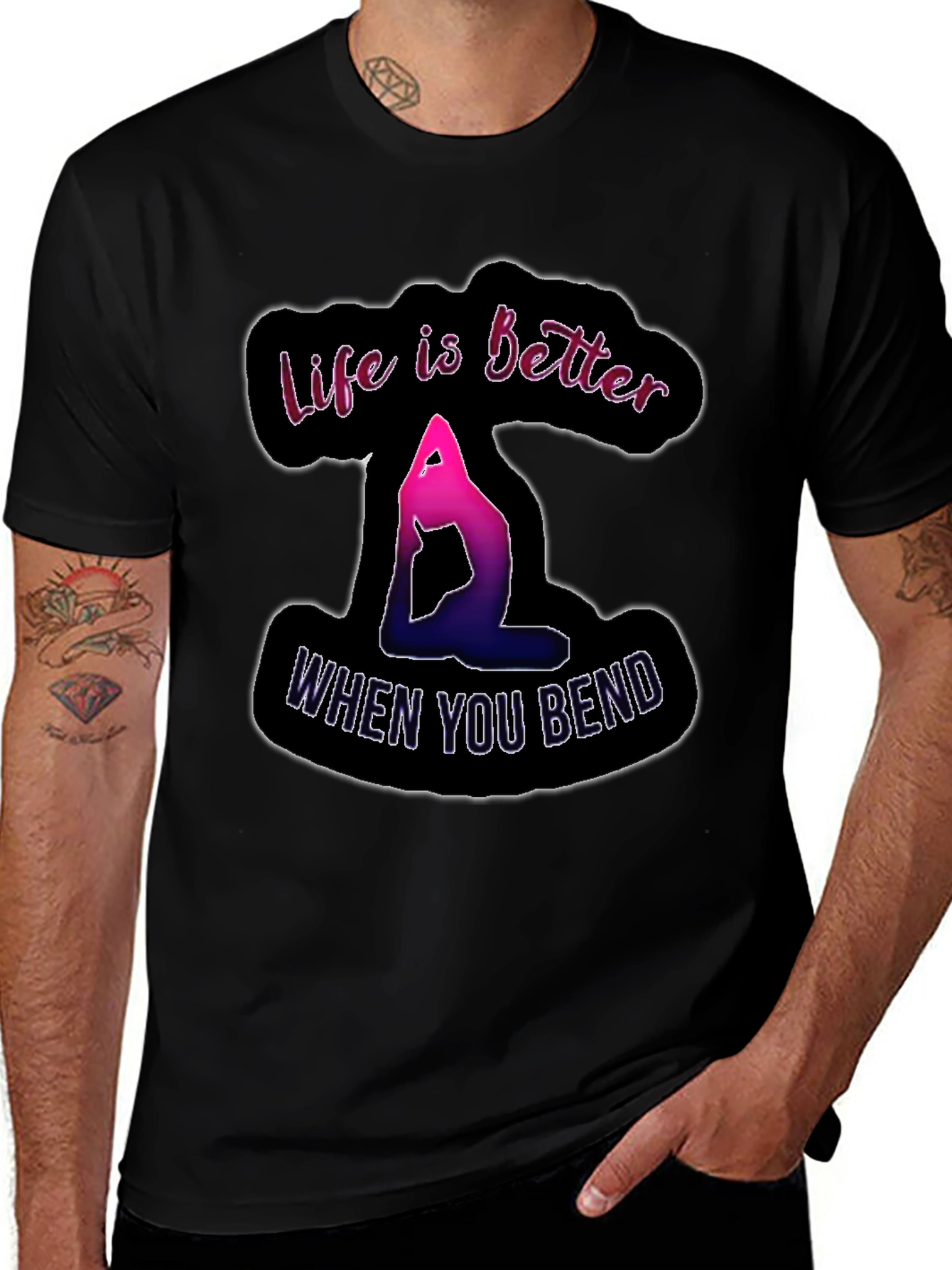 Yoga Life T-Shirt - Bendy Fun