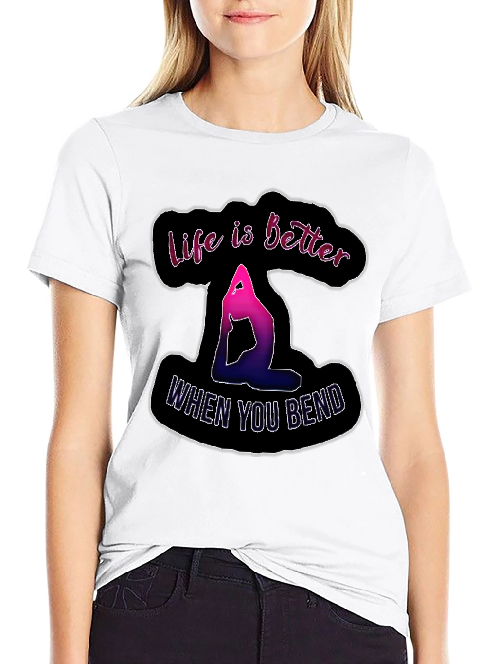 Yoga Life T-Shirt - Bendy Fun