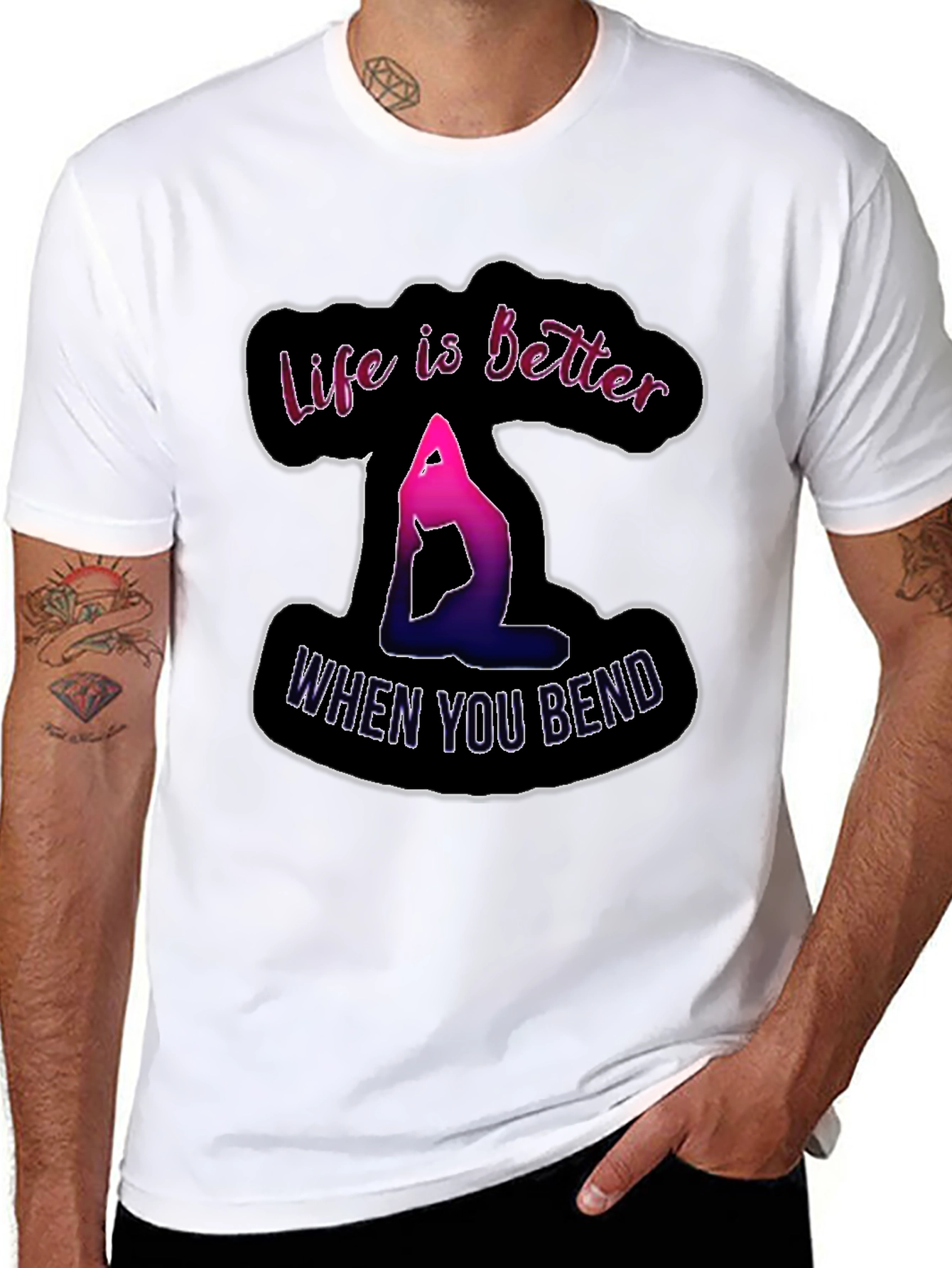 Yoga Life T-Shirt - Bendy Fun