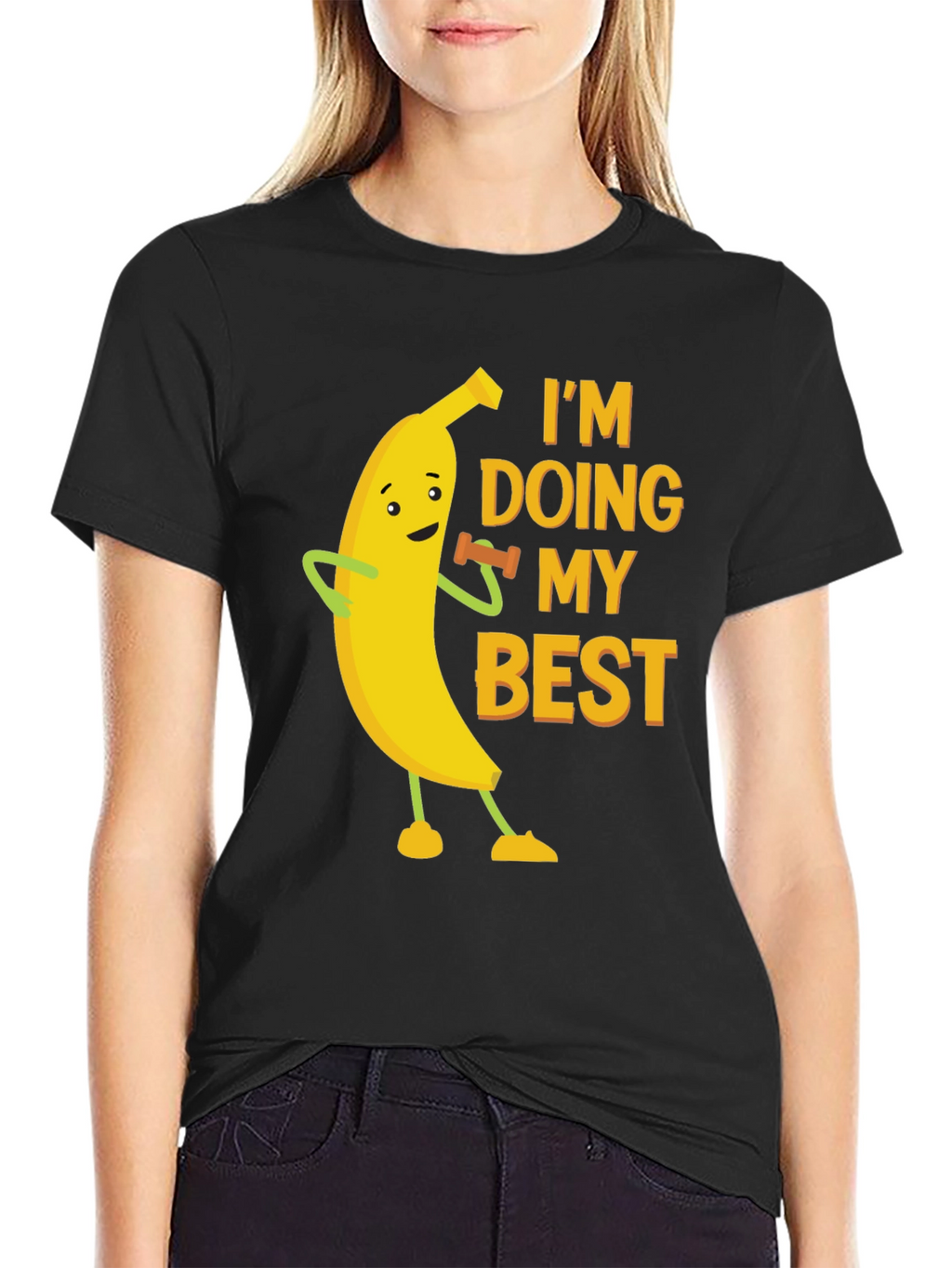Funny Banana Workout Graphic Tee