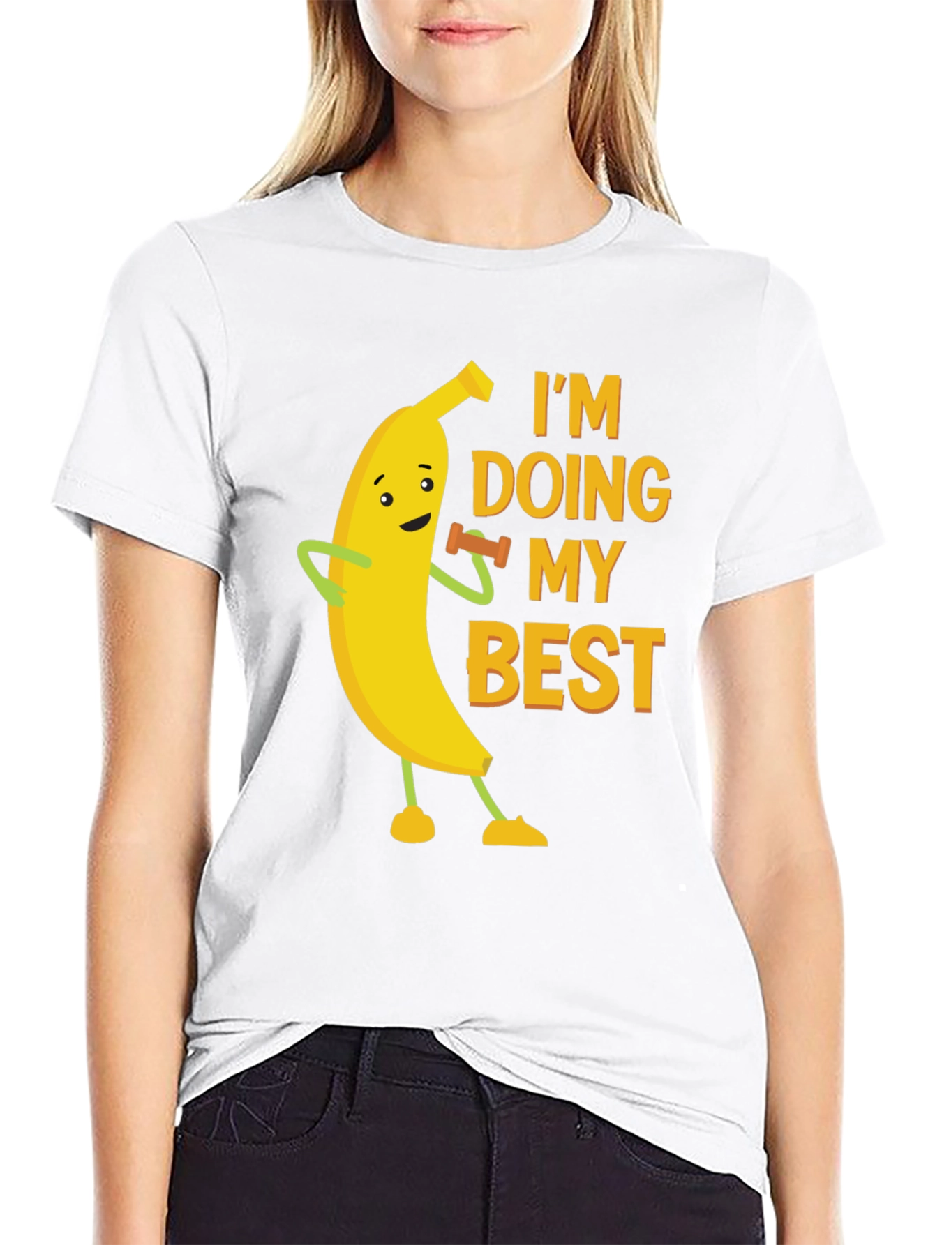Funny Banana Workout Graphic Tee