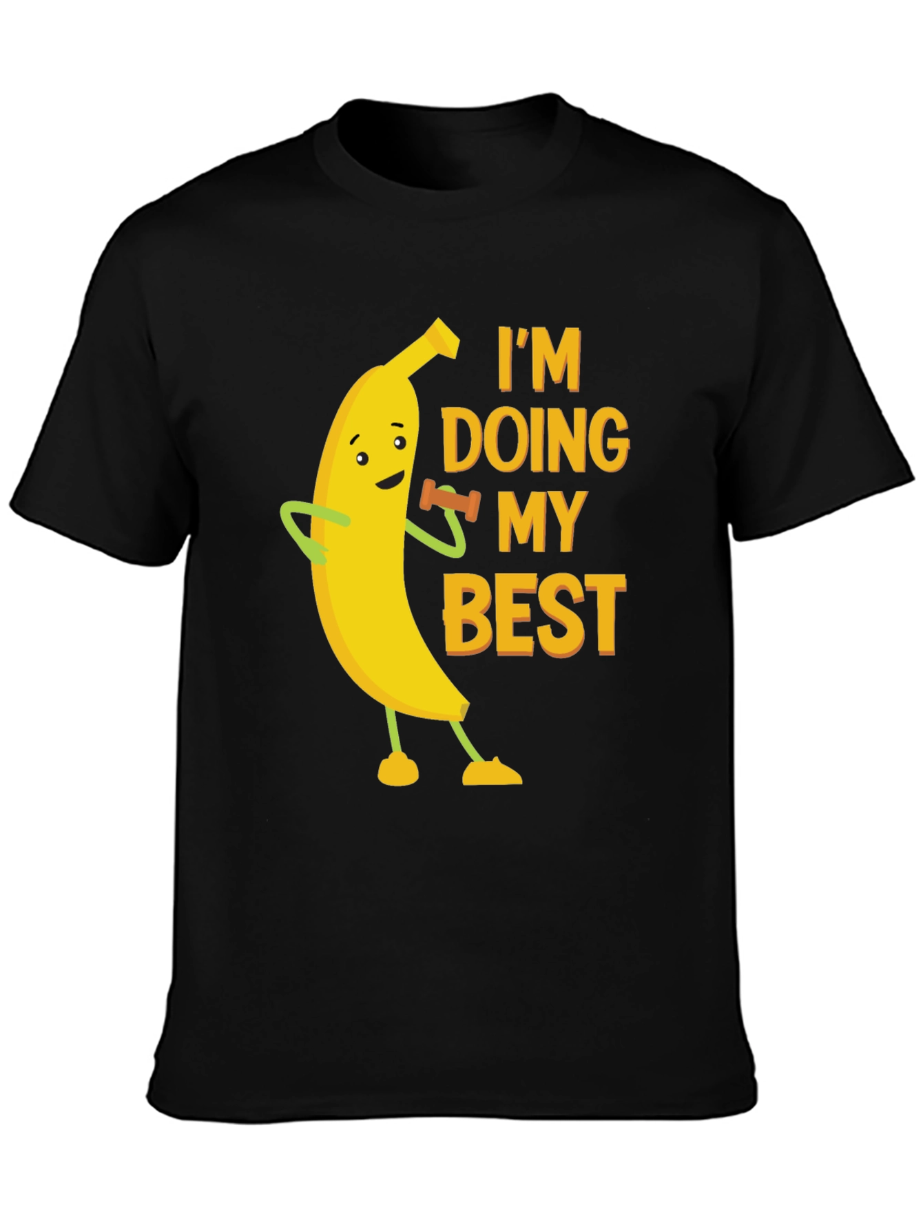 Funny Banana Workout Graphic Tee
