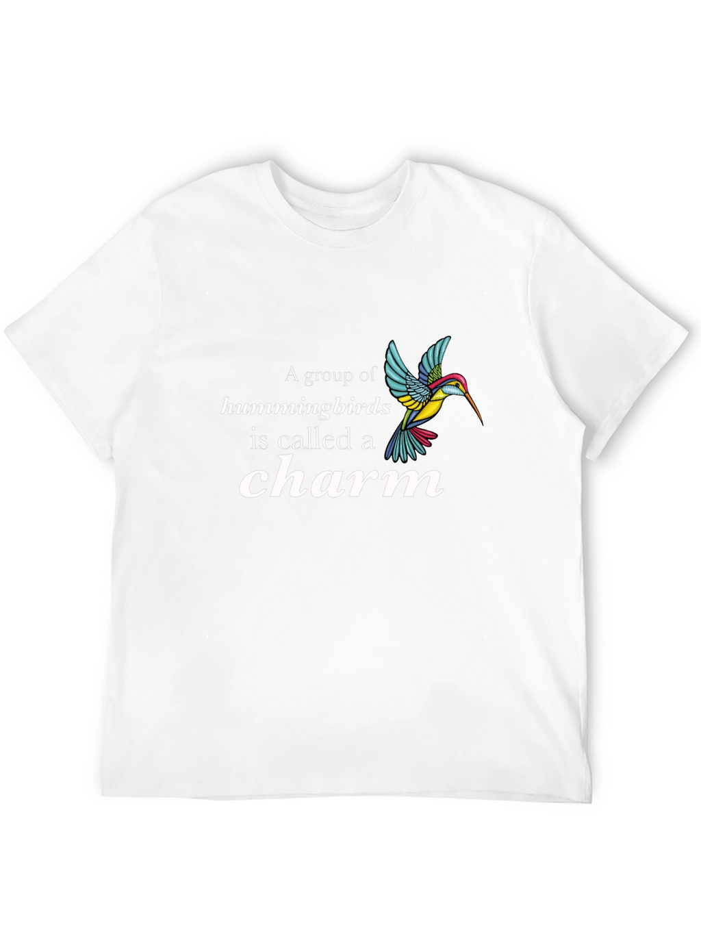 Hummingbird Charm Graphic T-Shirt