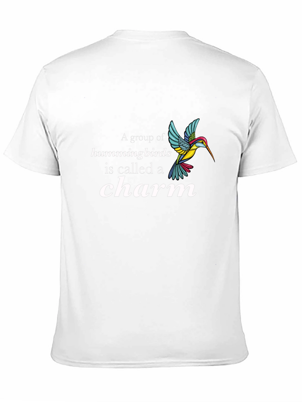 Hummingbird Charm Graphic T-Shirt