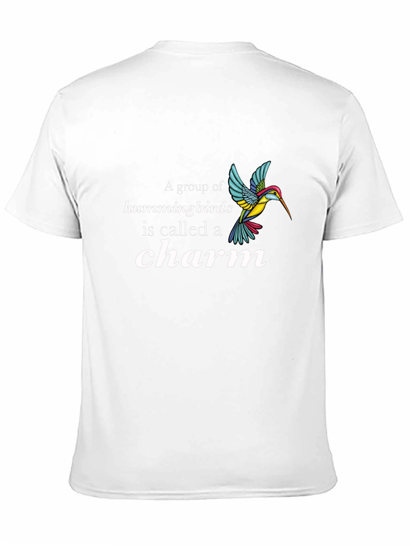 Hummingbird Charm Graphic T-Shirt