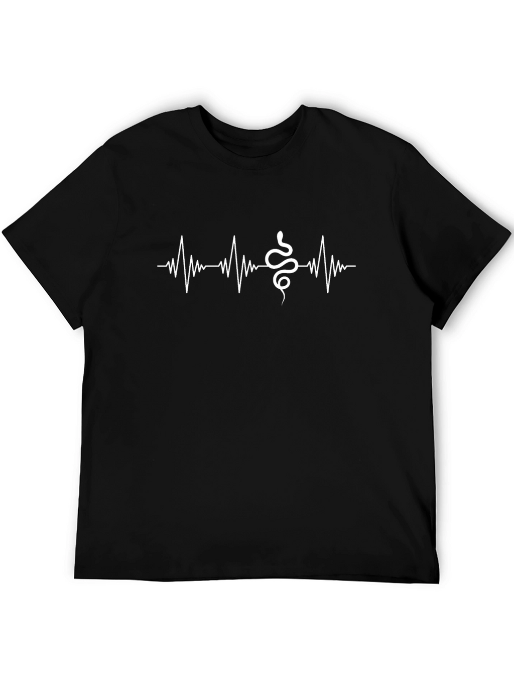 Snake Heartbeat T-Shirt - Unique Graphic Tee