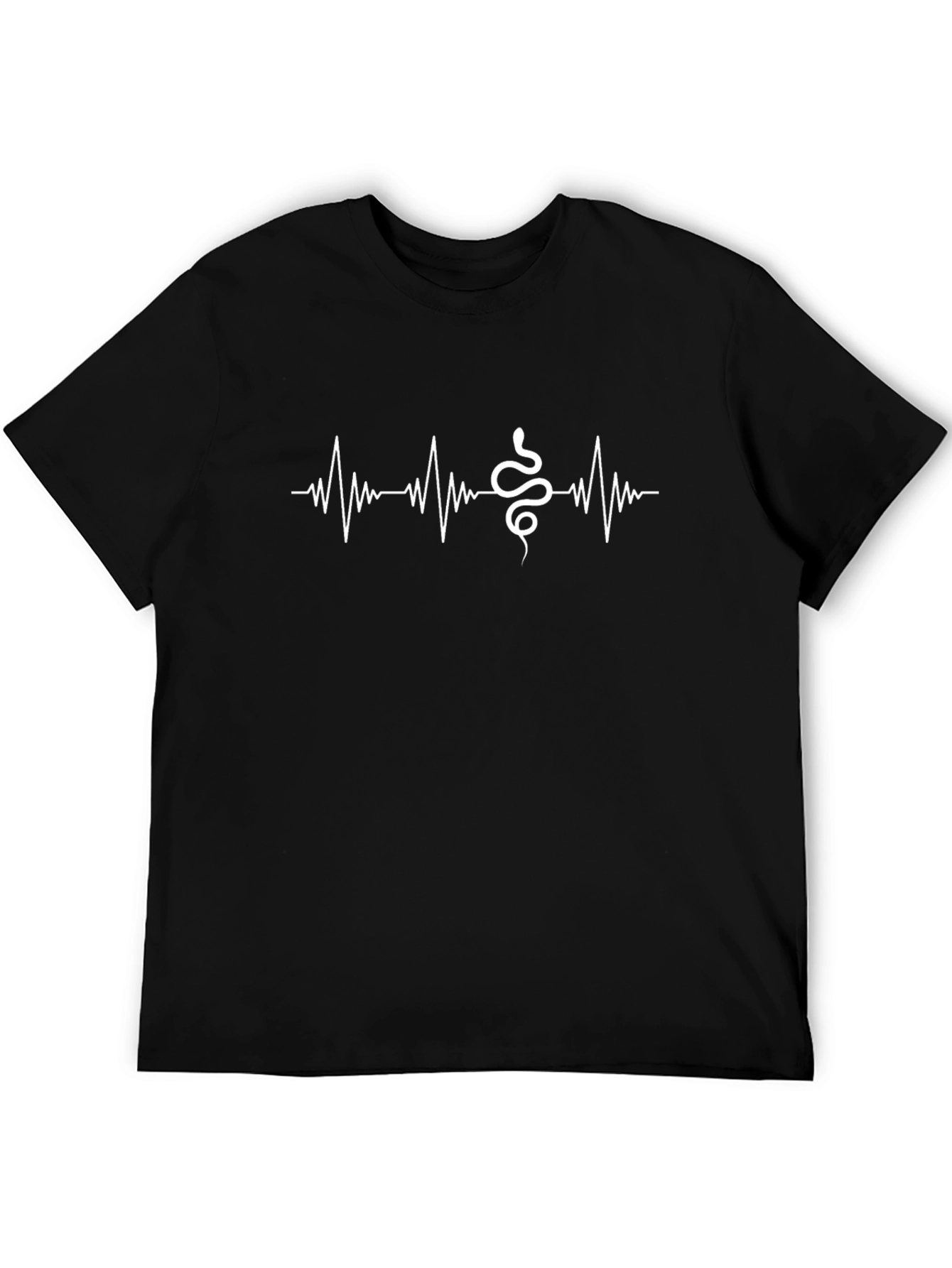 Snake Heartbeat T-Shirt - Unique Graphic Tee