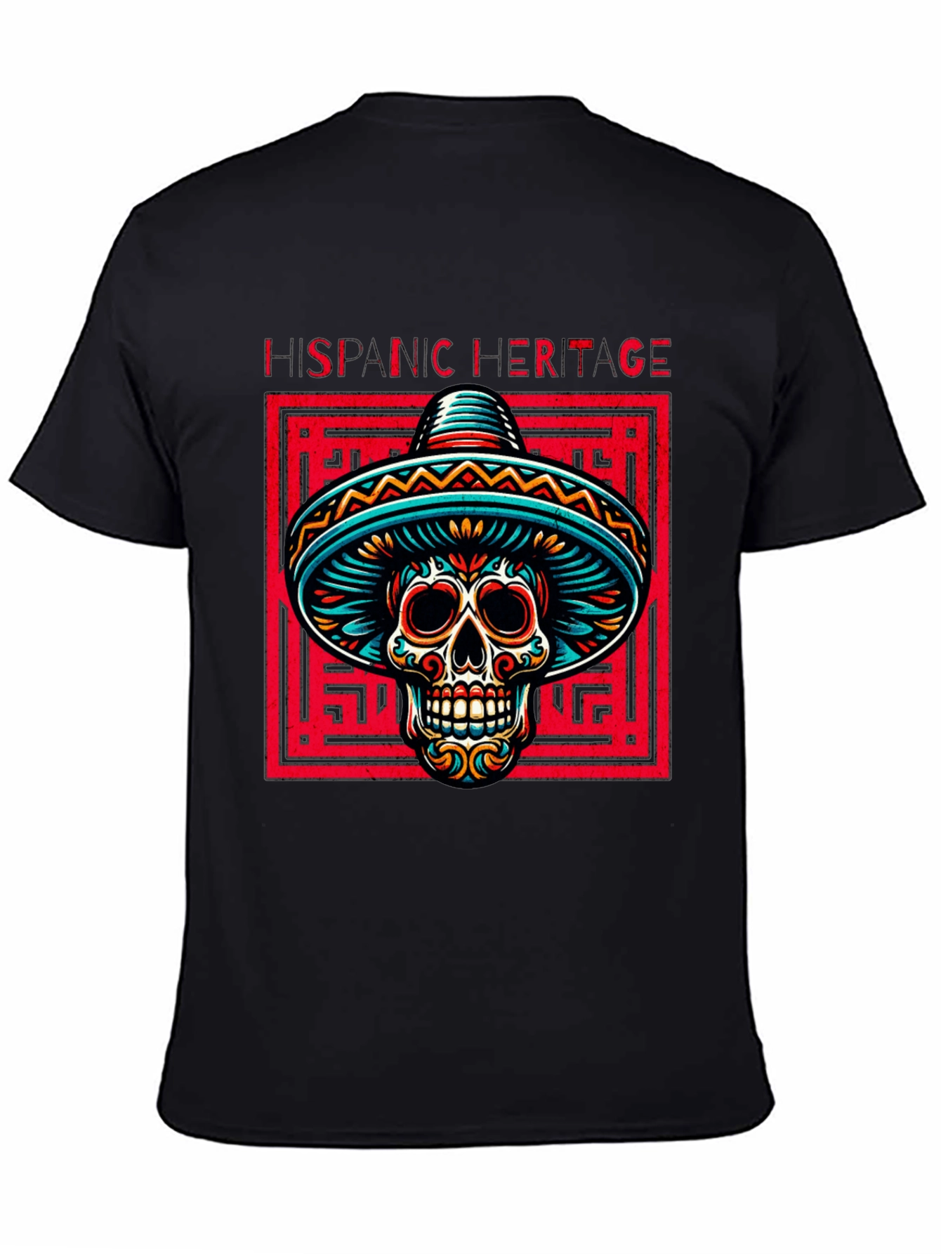 Hispanic Heritage Skull T-Shirt