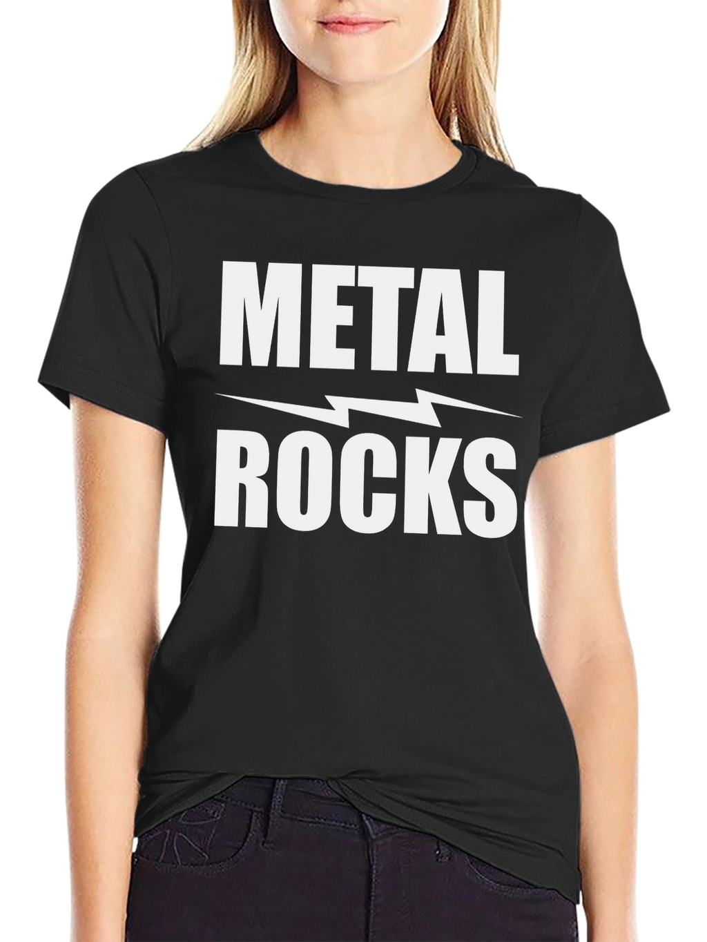 Metal Rocks T-Shirt - Bold Graphic Tee