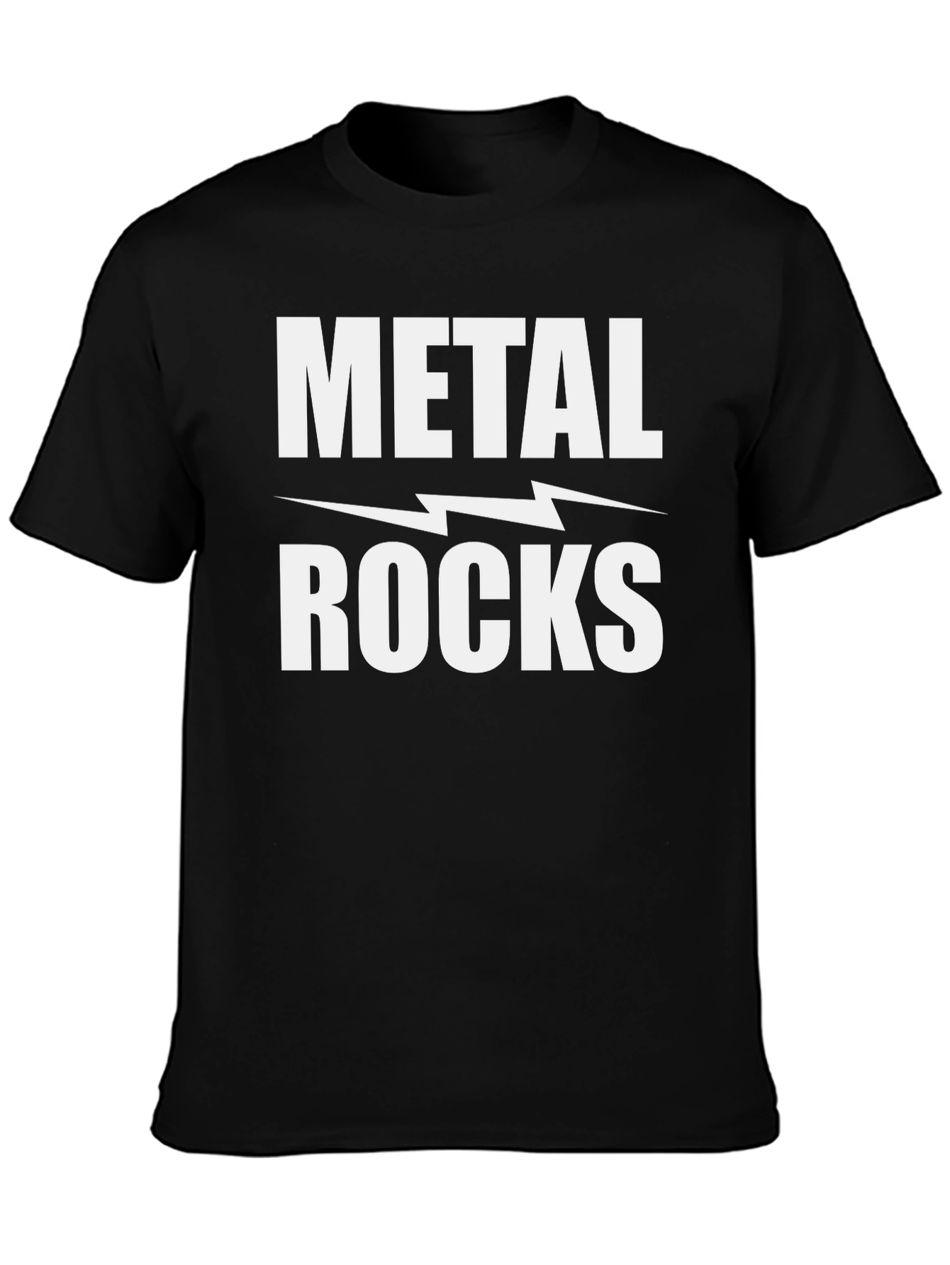 Metal Rocks T-Shirt - Bold Graphic Tee