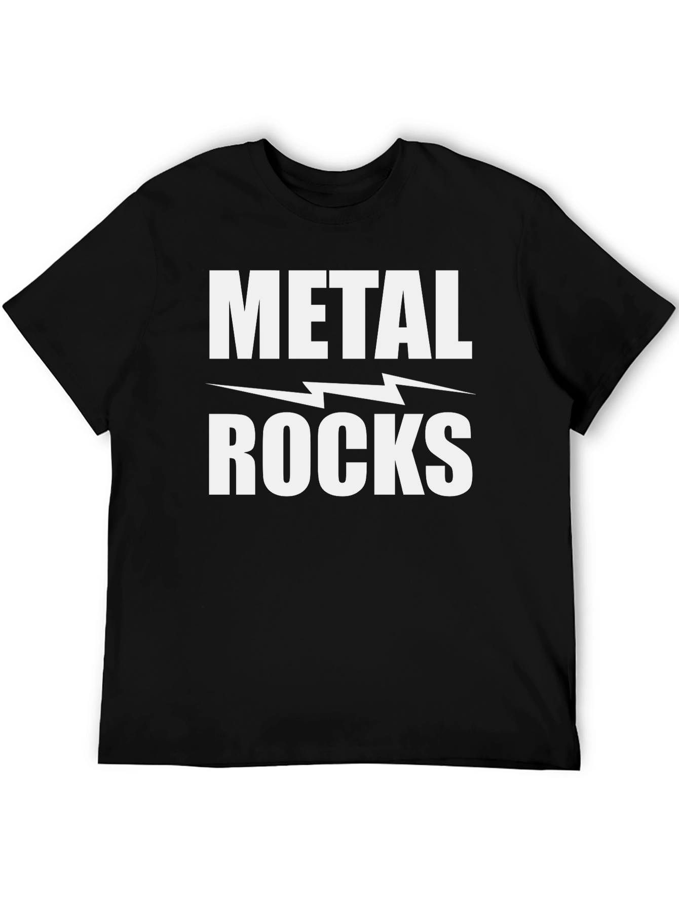 Metal Rocks T-Shirt - Bold Graphic Tee