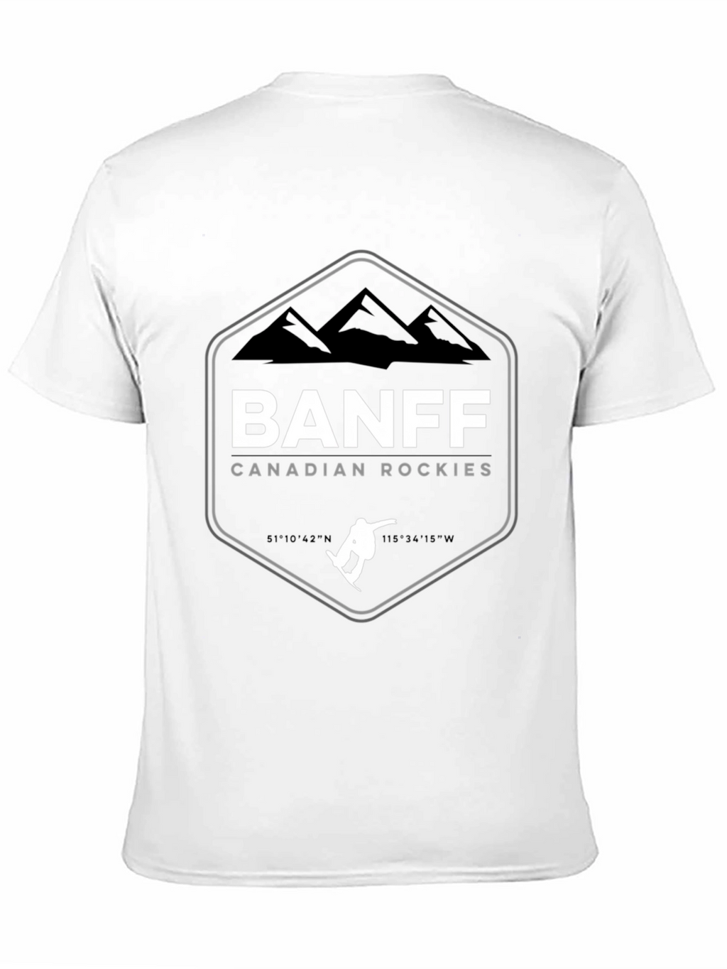 Banff Canadian Rockies Black T-Shirt