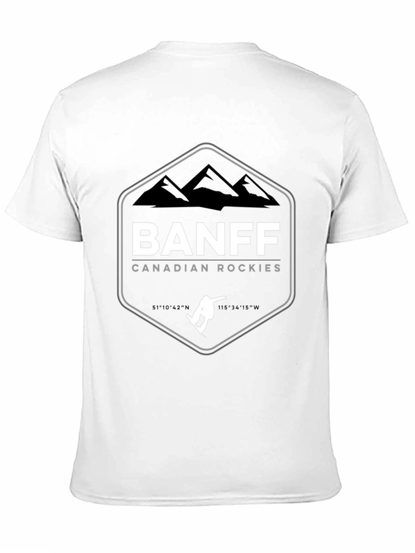 Banff Canadian Rockies Black T-Shirt