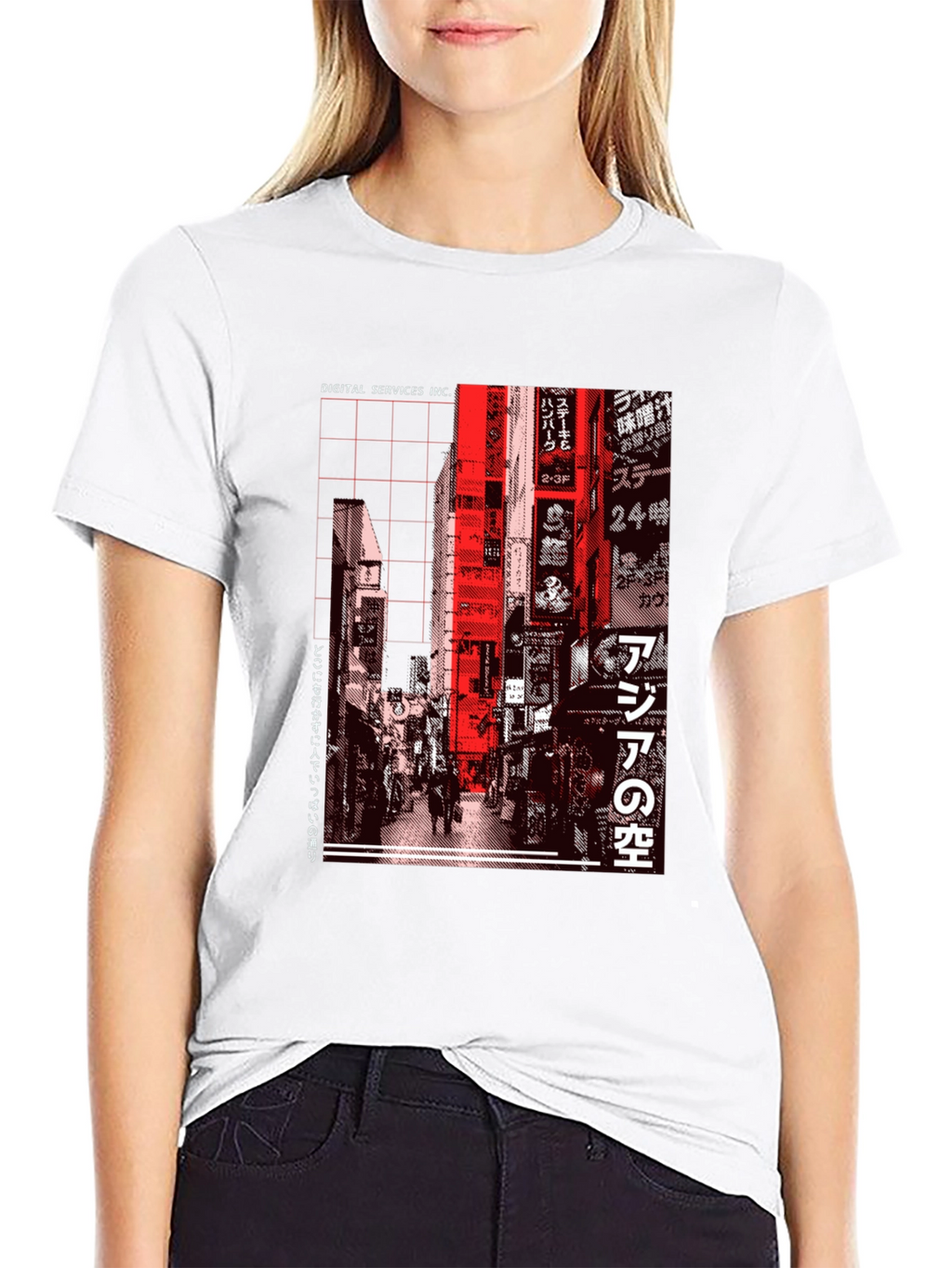 Digital Services Tokyo Graphic Tee - Black