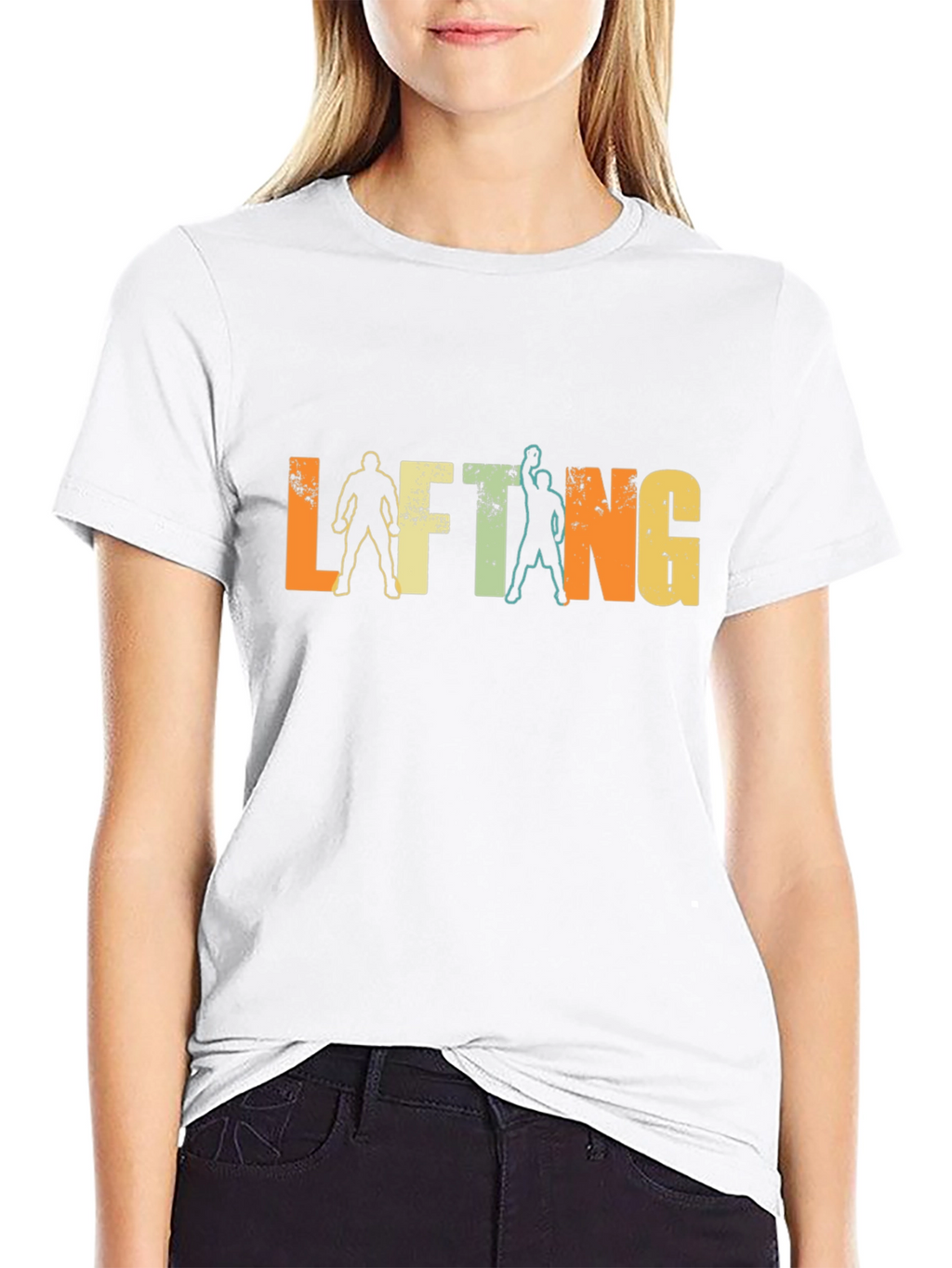 Retro Lifting Graphic T-Shirt