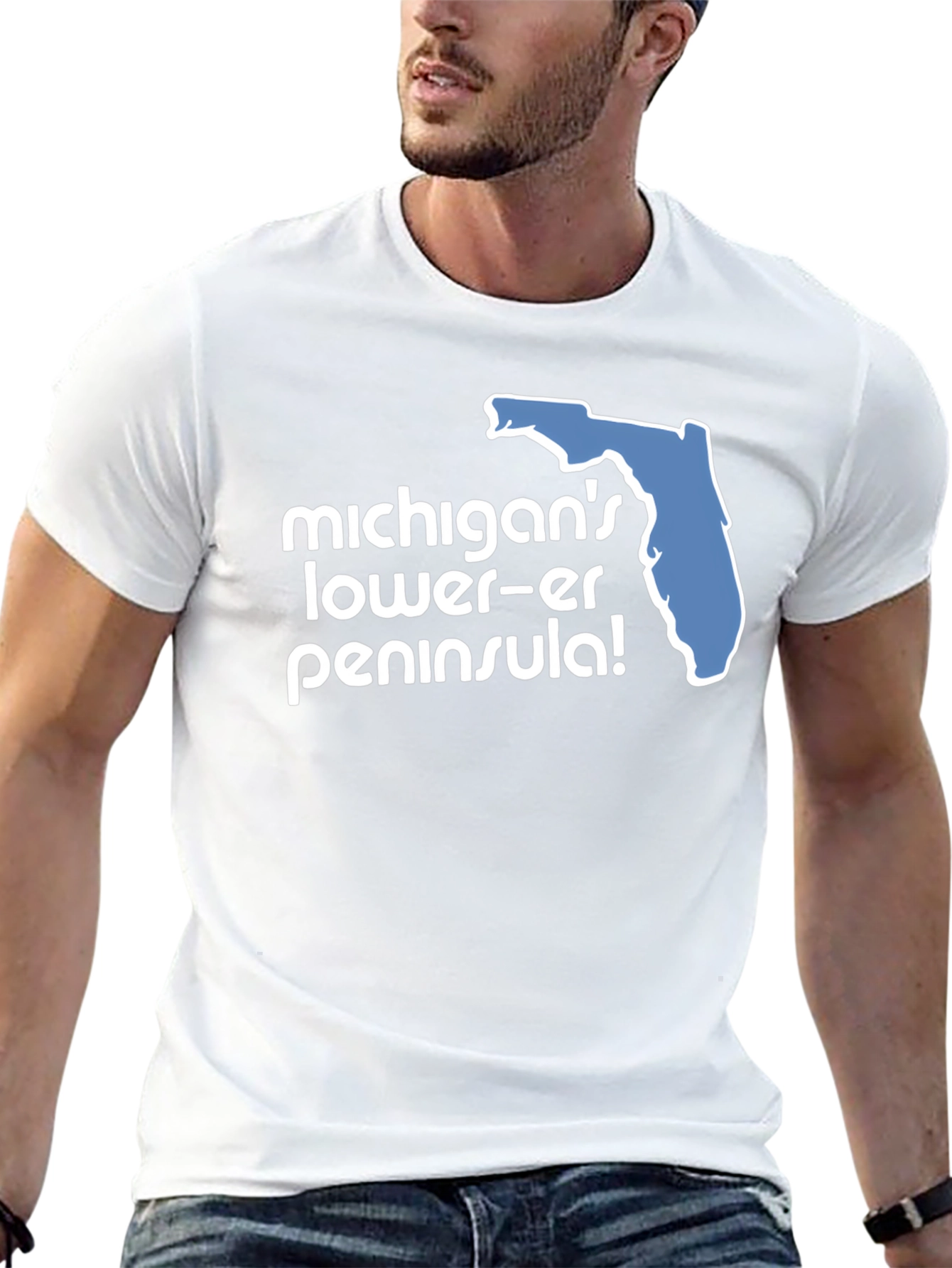 Michigans Lower-er Peninsula! Graphic T-Shirt