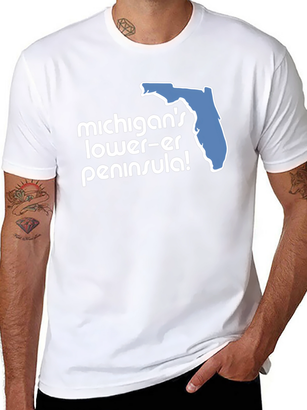 Michigans Lower-er Peninsula! Graphic T-Shirt