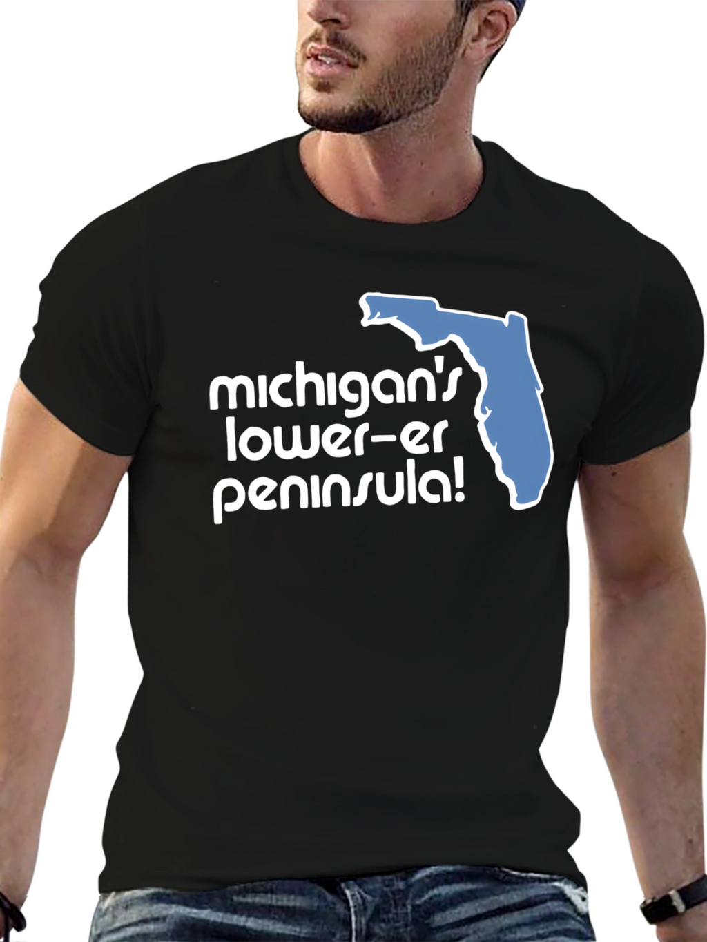 Michigans Lower-er Peninsula! Graphic T-Shirt