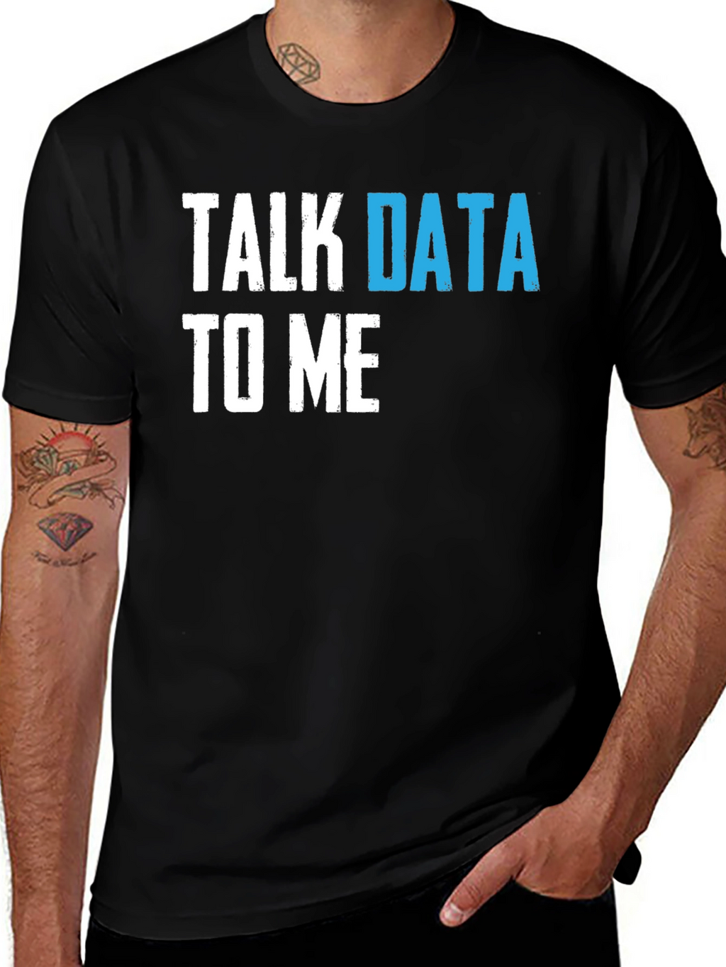 Talk Data To Me Graphic T-Shirt - Programmer Tee