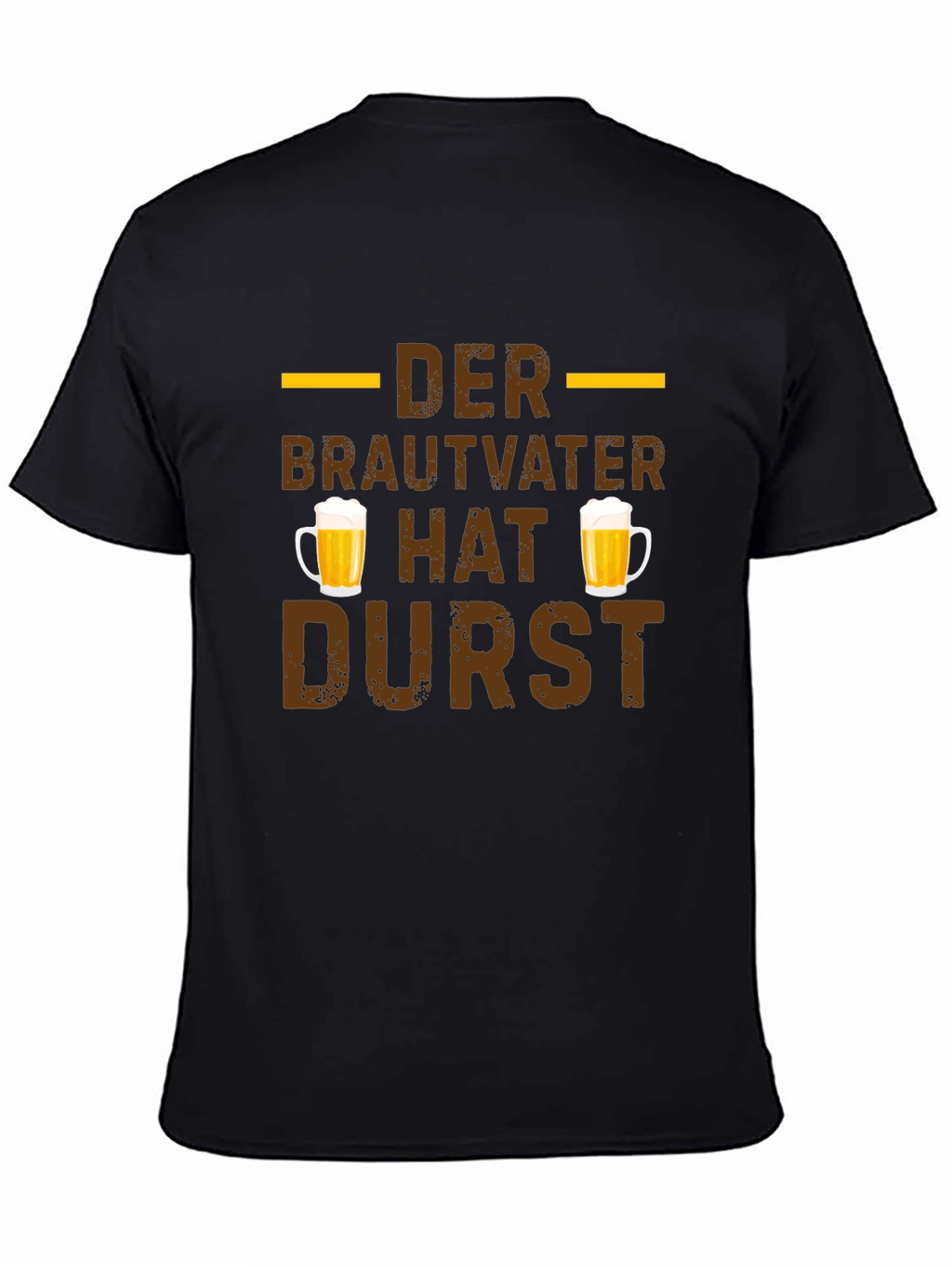 Der Brautvater Hat Durst German Beer T-Shirt
