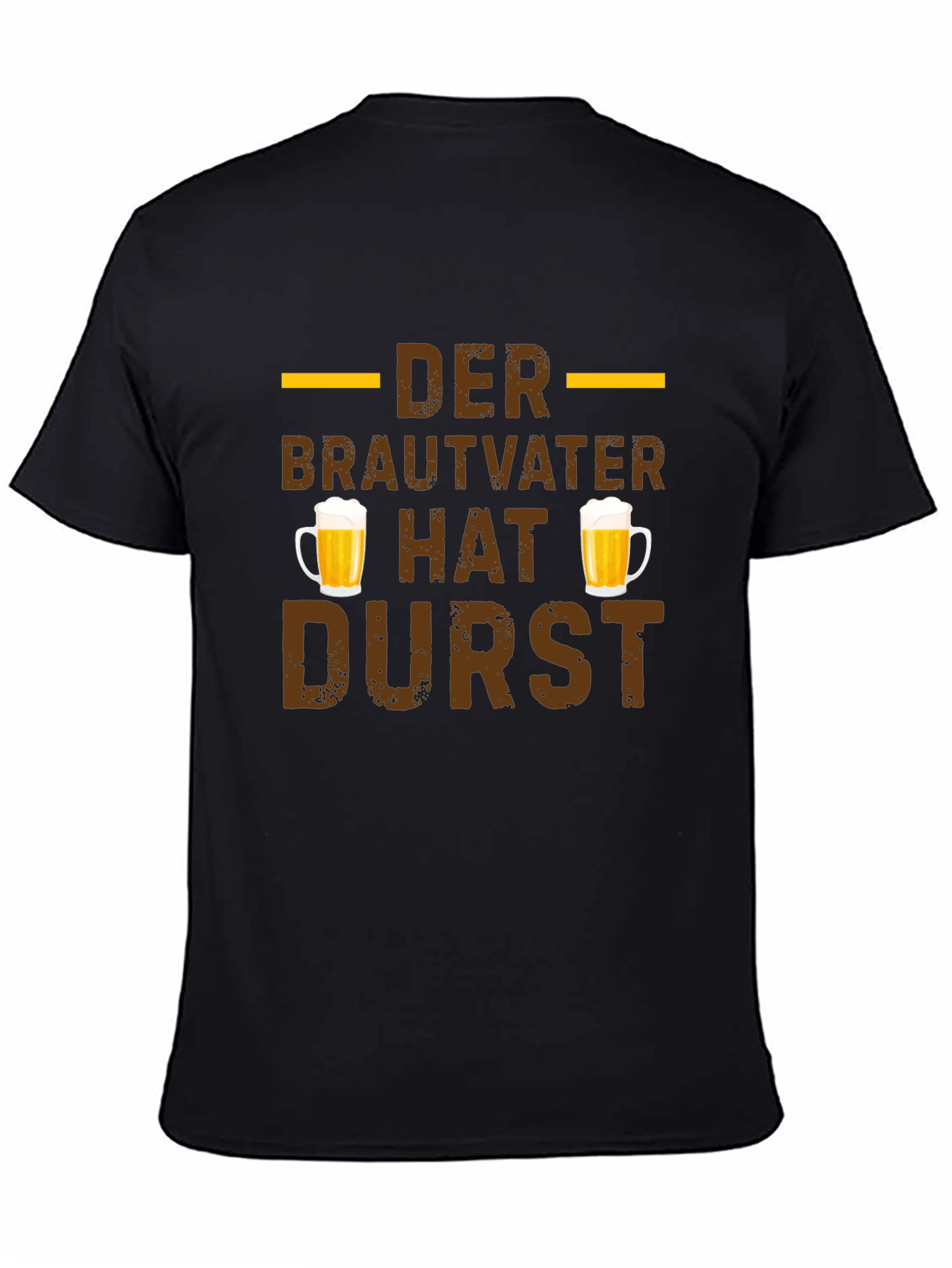 Der Brautvater Hat Durst German Beer T-Shirt