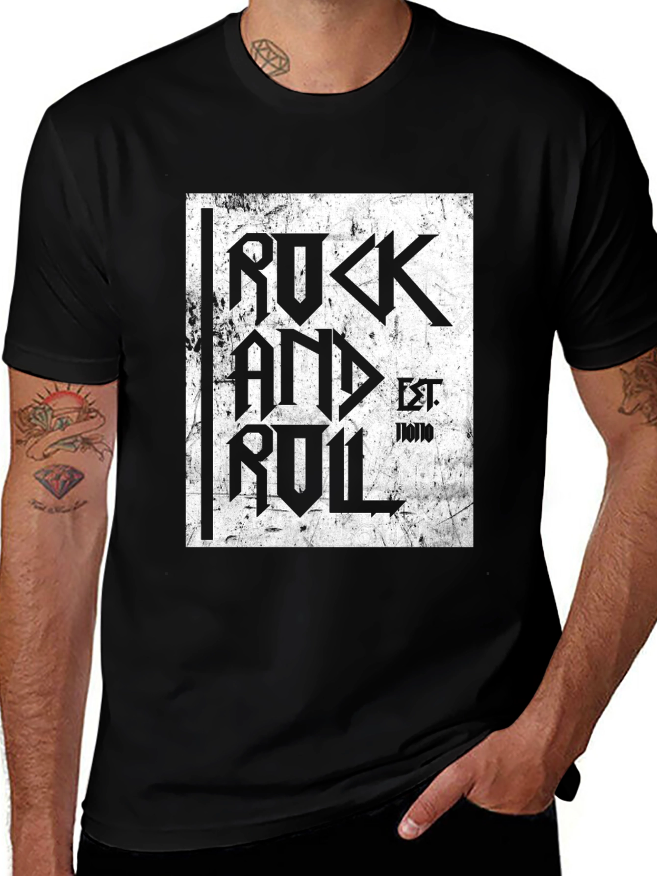Rock and Roll Graphic Tee - Classic Band Shirt