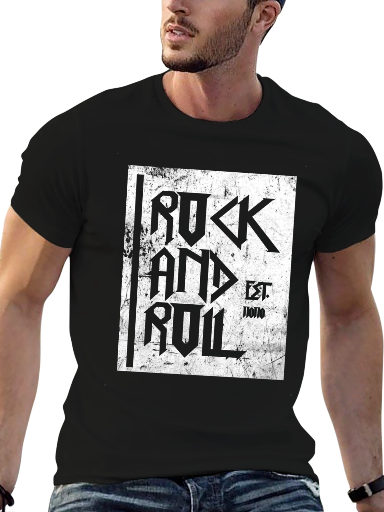 Rock and Roll Graphic Tee - Classic Band Shirt