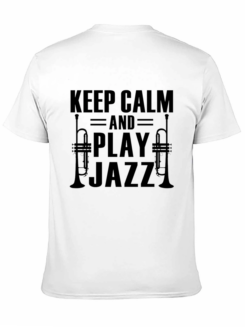 Keep Calm and Play Jazz T-Shirt Black