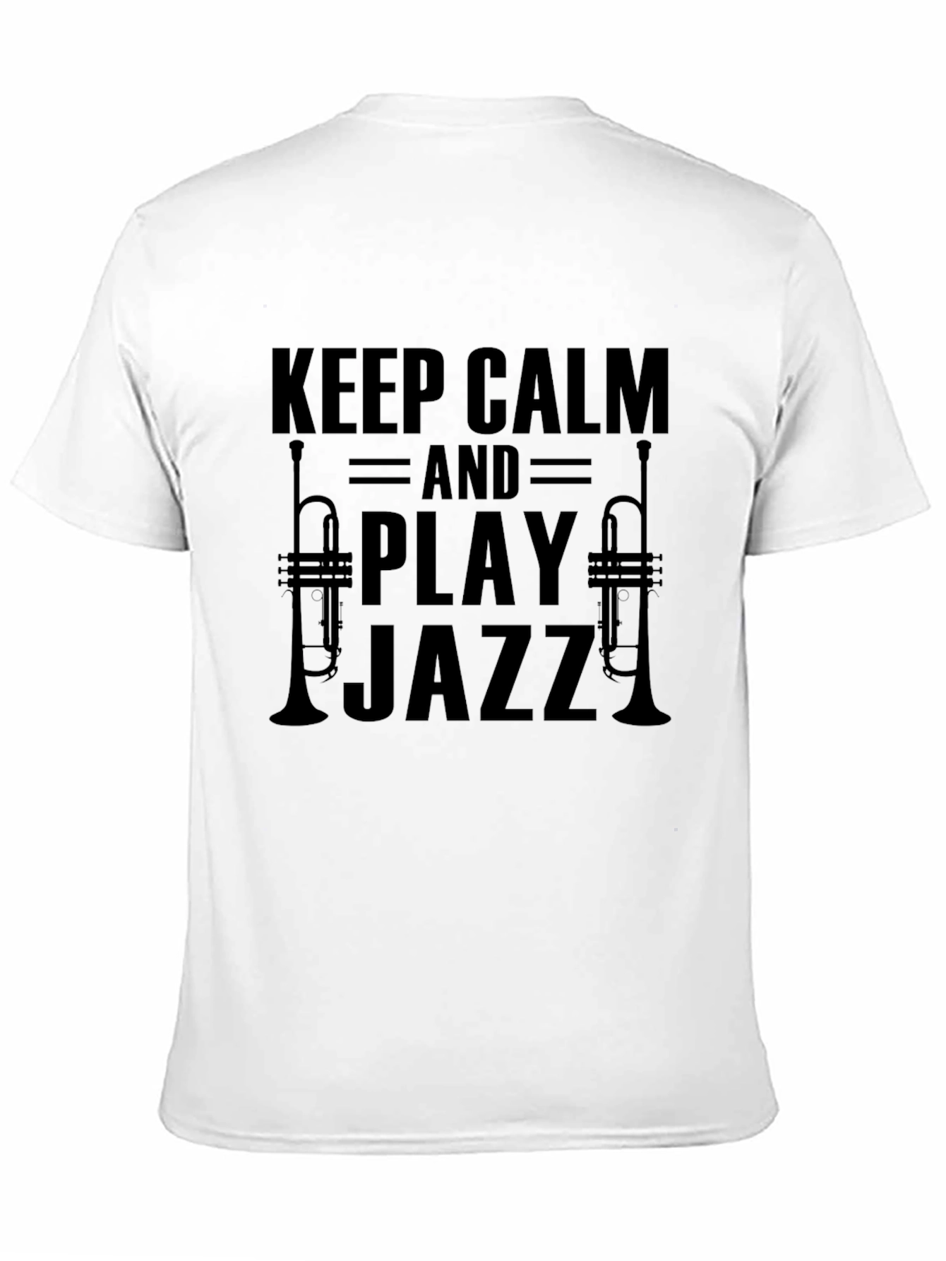 Keep Calm and Play Jazz T-Shirt Black