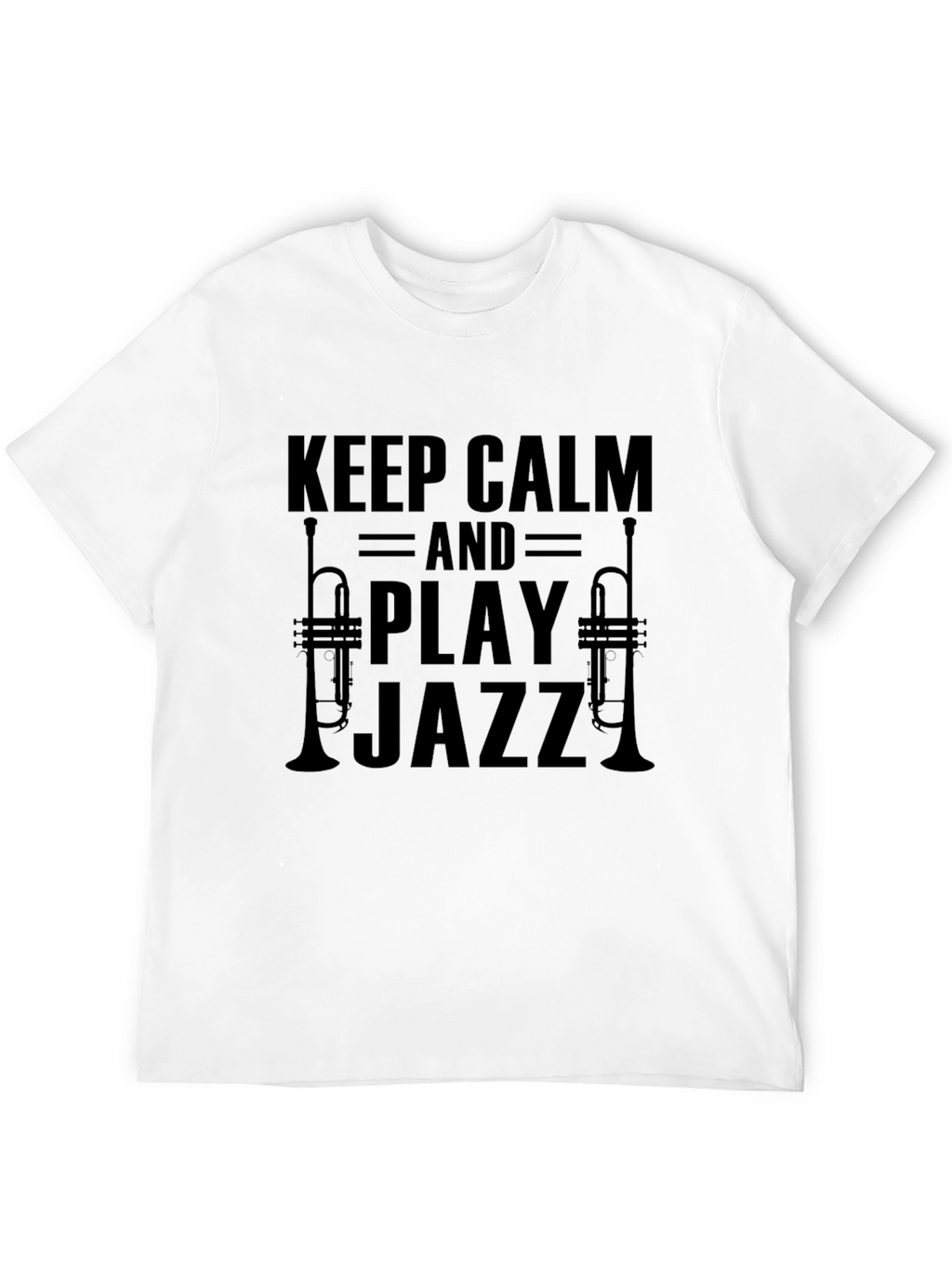 Keep Calm and Play Jazz T-Shirt Black
