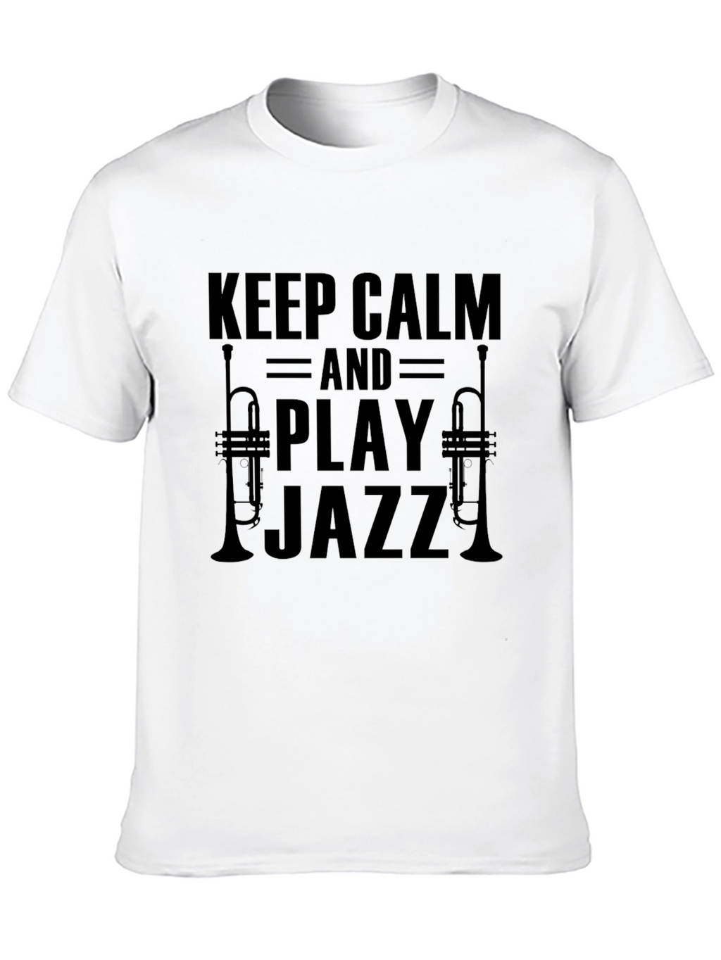 Keep Calm and Play Jazz T-Shirt Black