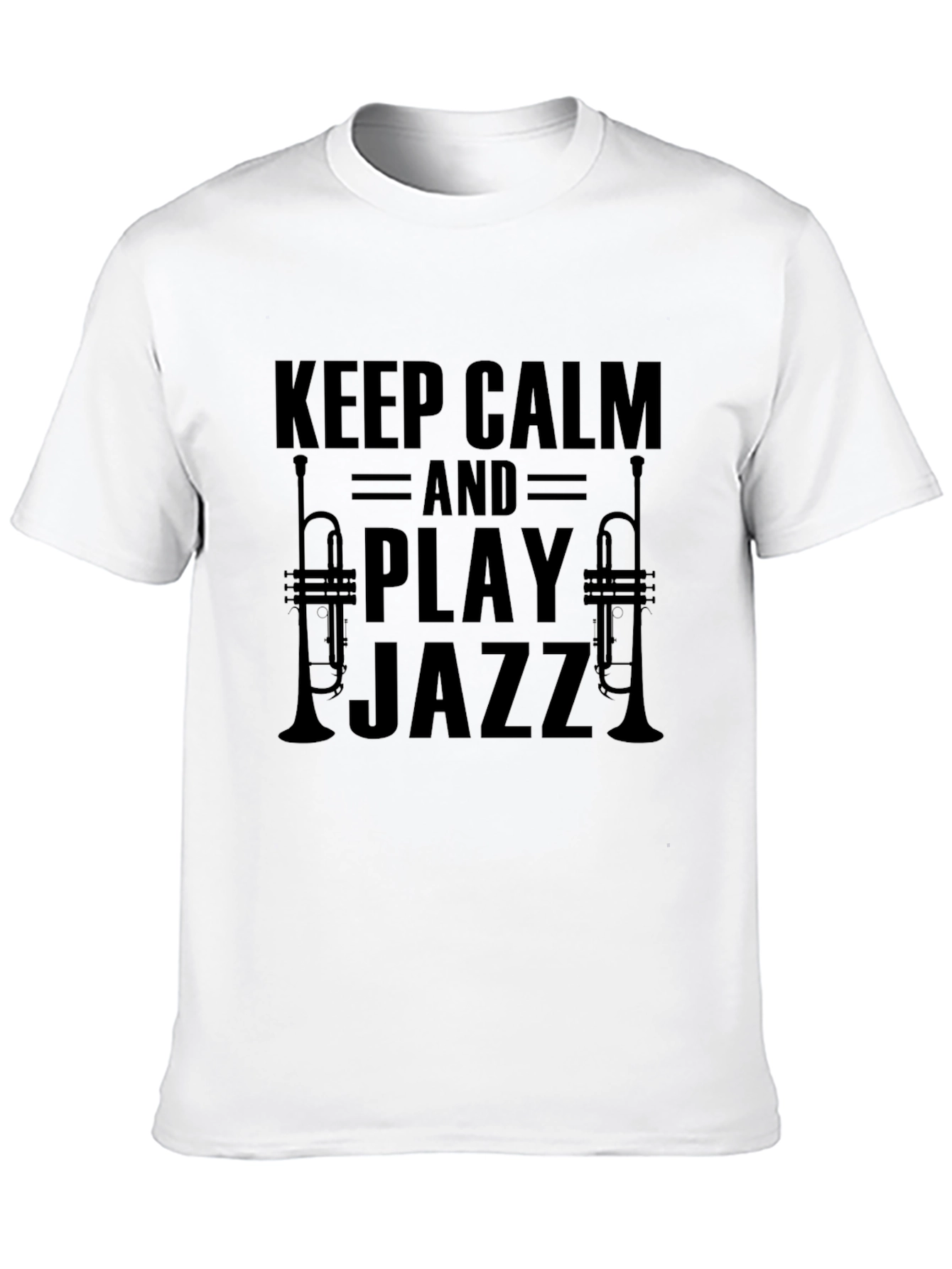Keep Calm and Play Jazz T-Shirt Black