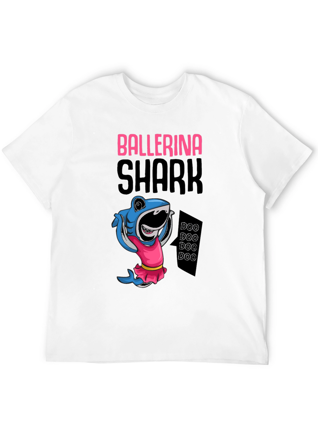 Ballerina Shark Black T-Shirt
