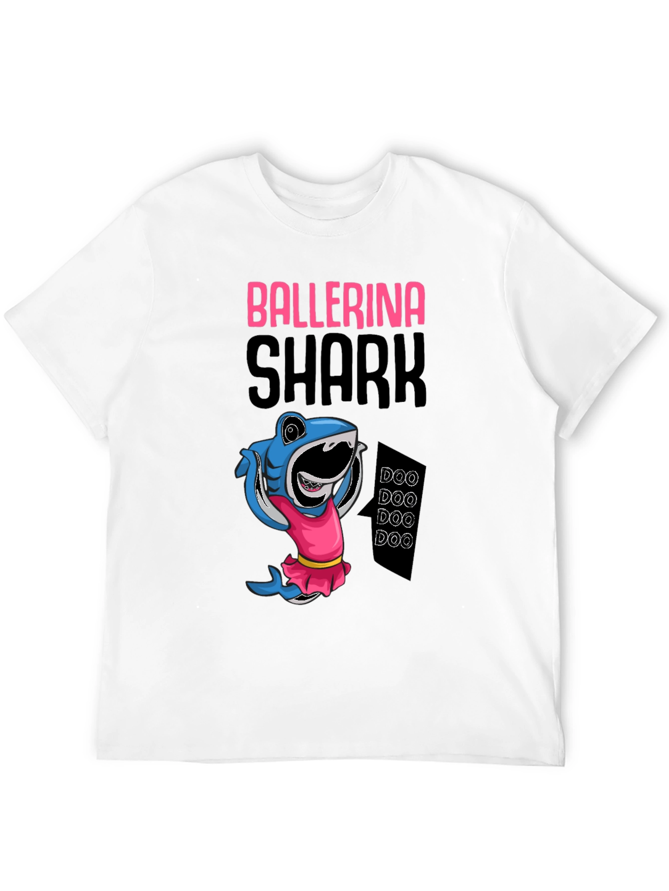 Ballerina Shark Black T-Shirt
