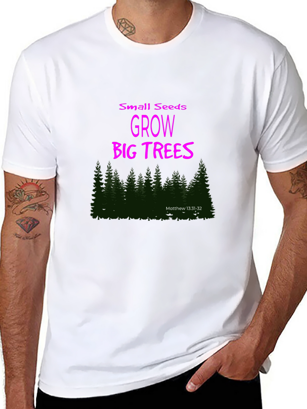 Small Seeds Grow Big Trees Graphic T-Shirt
