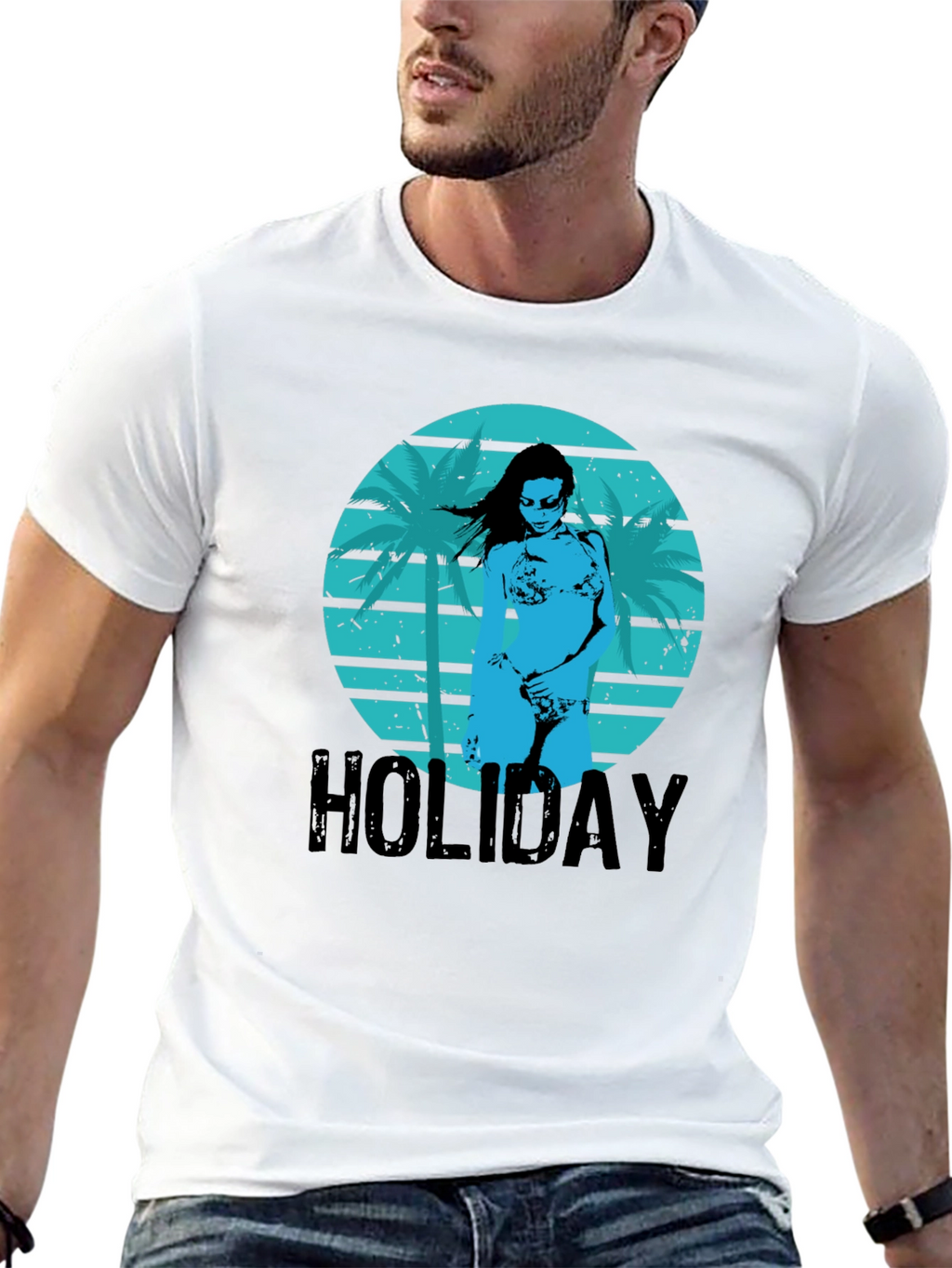 Holiday Beach Graphic T-Shirt