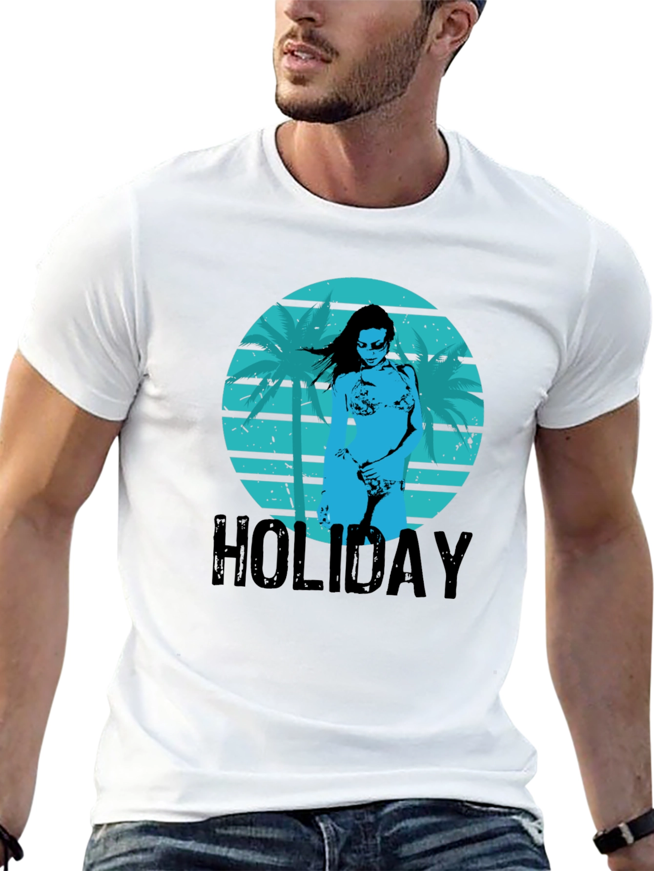 Holiday Beach Graphic T-Shirt