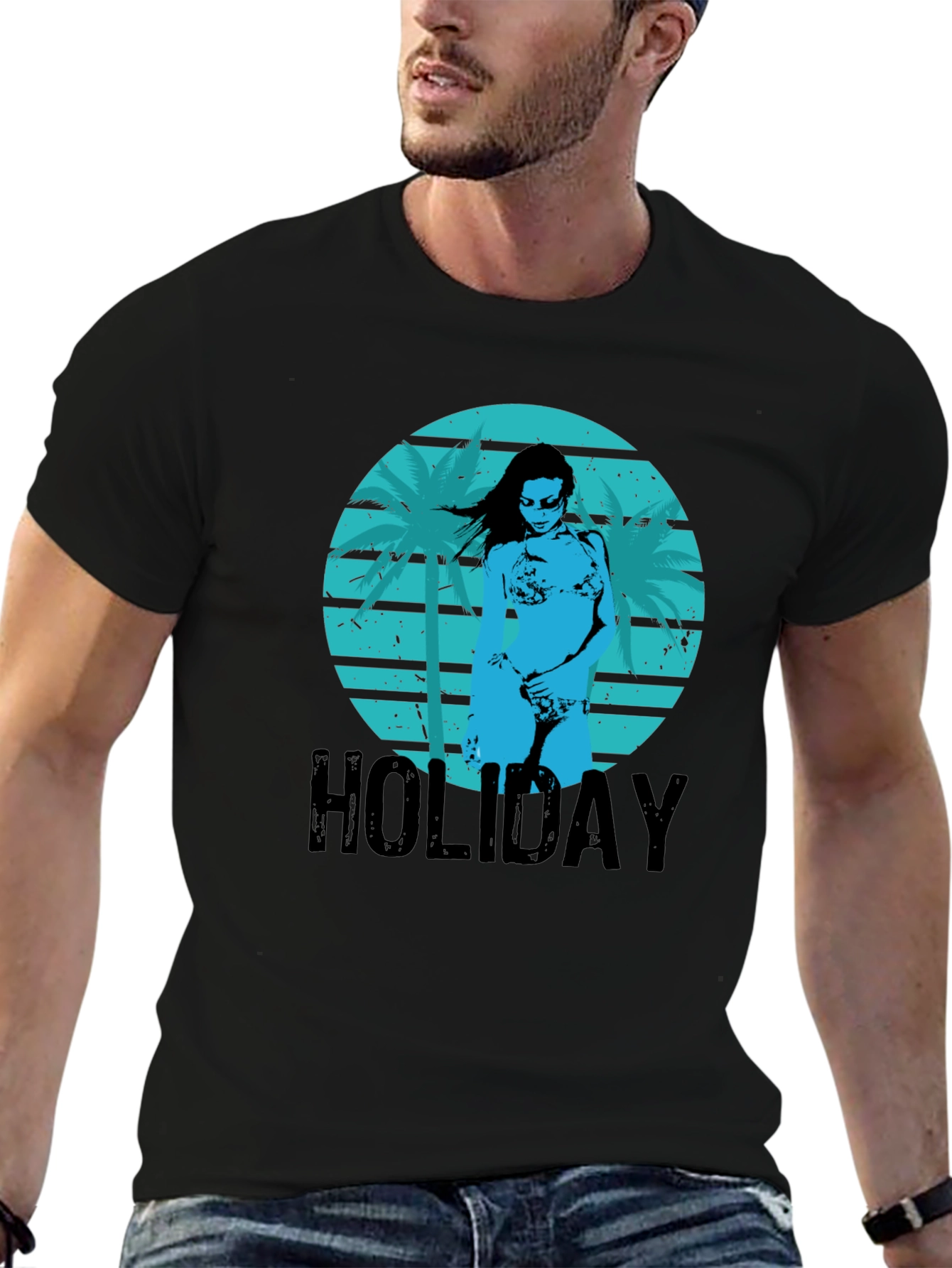 Holiday Beach Graphic T-Shirt