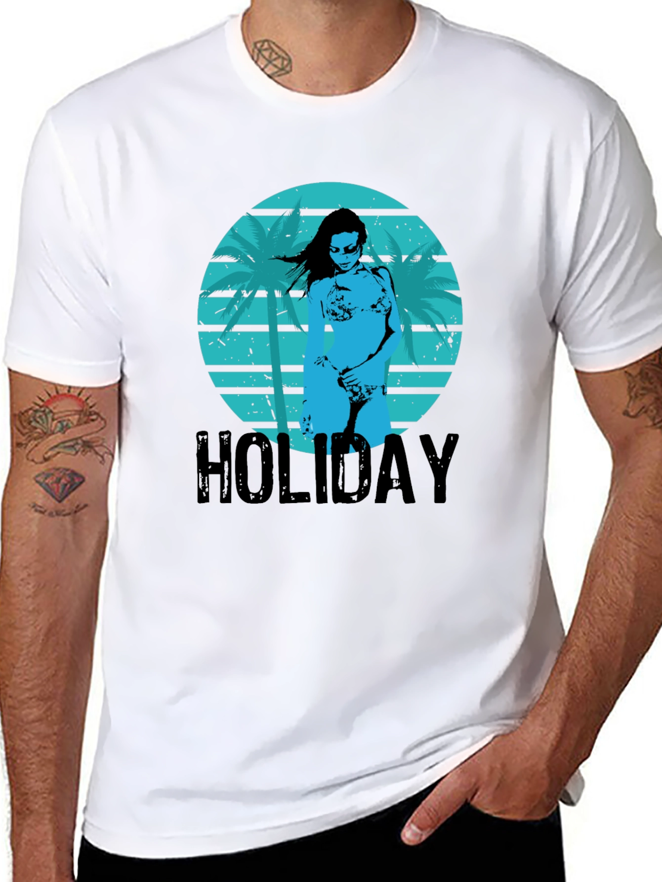 Holiday Beach Graphic T-Shirt