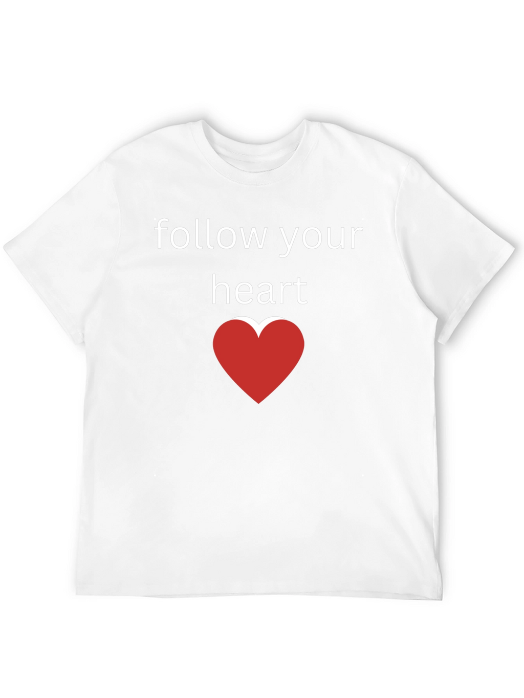 Follow Your Heart Graphic Tee - Black