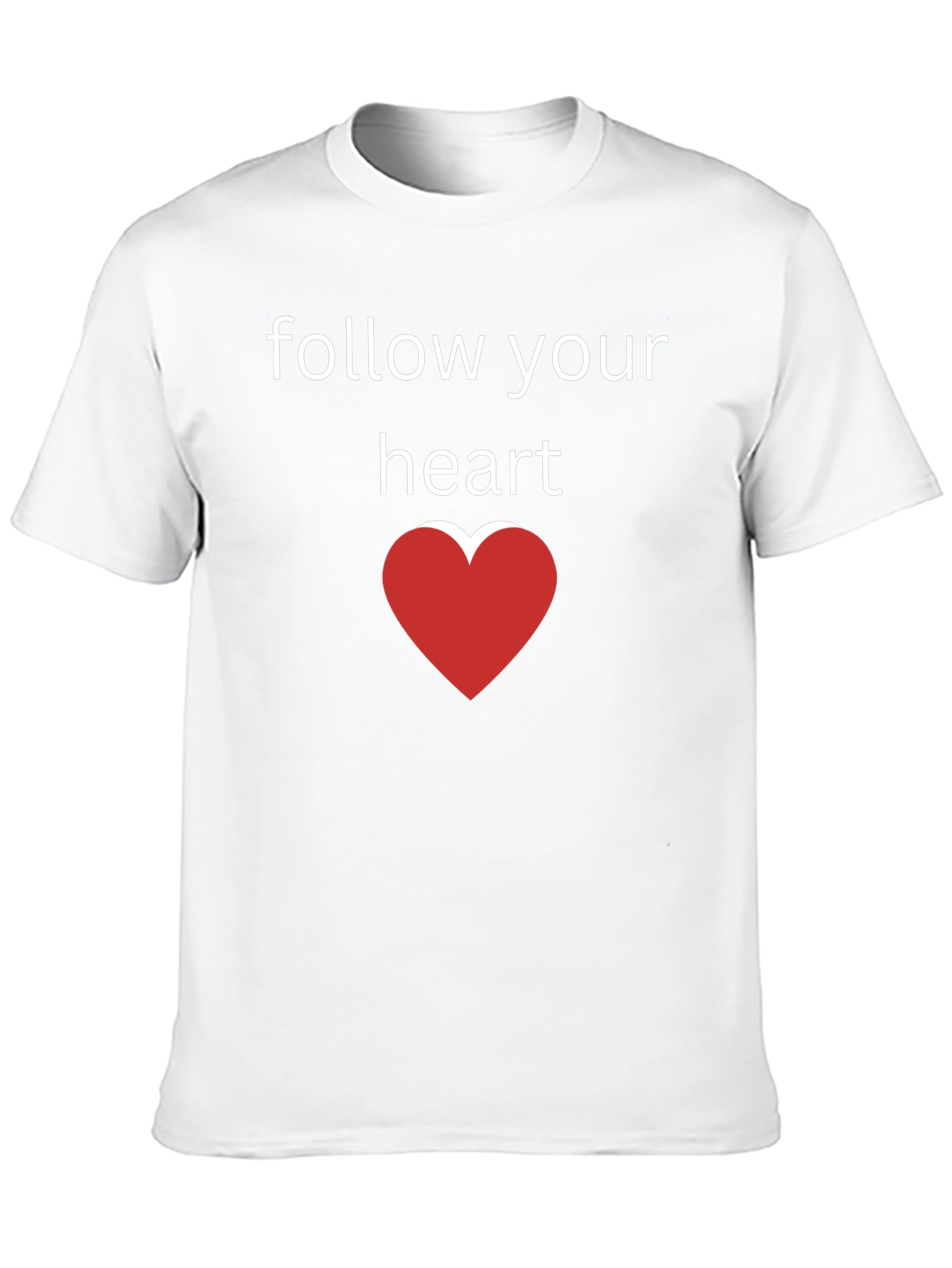 Follow Your Heart Graphic Tee - Black