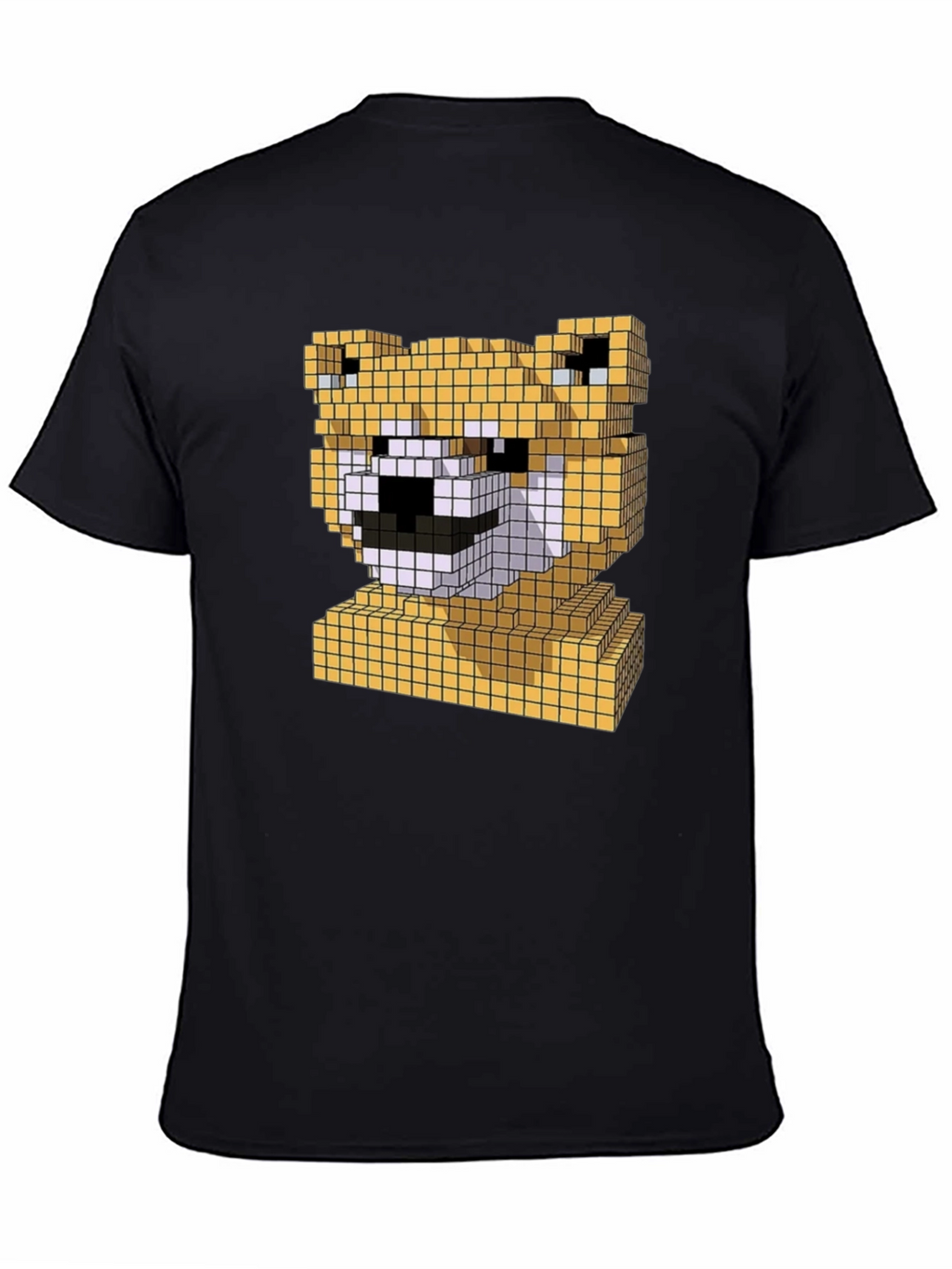 Pixel Doge Head T-Shirt - Fun Shiba Inu Tee