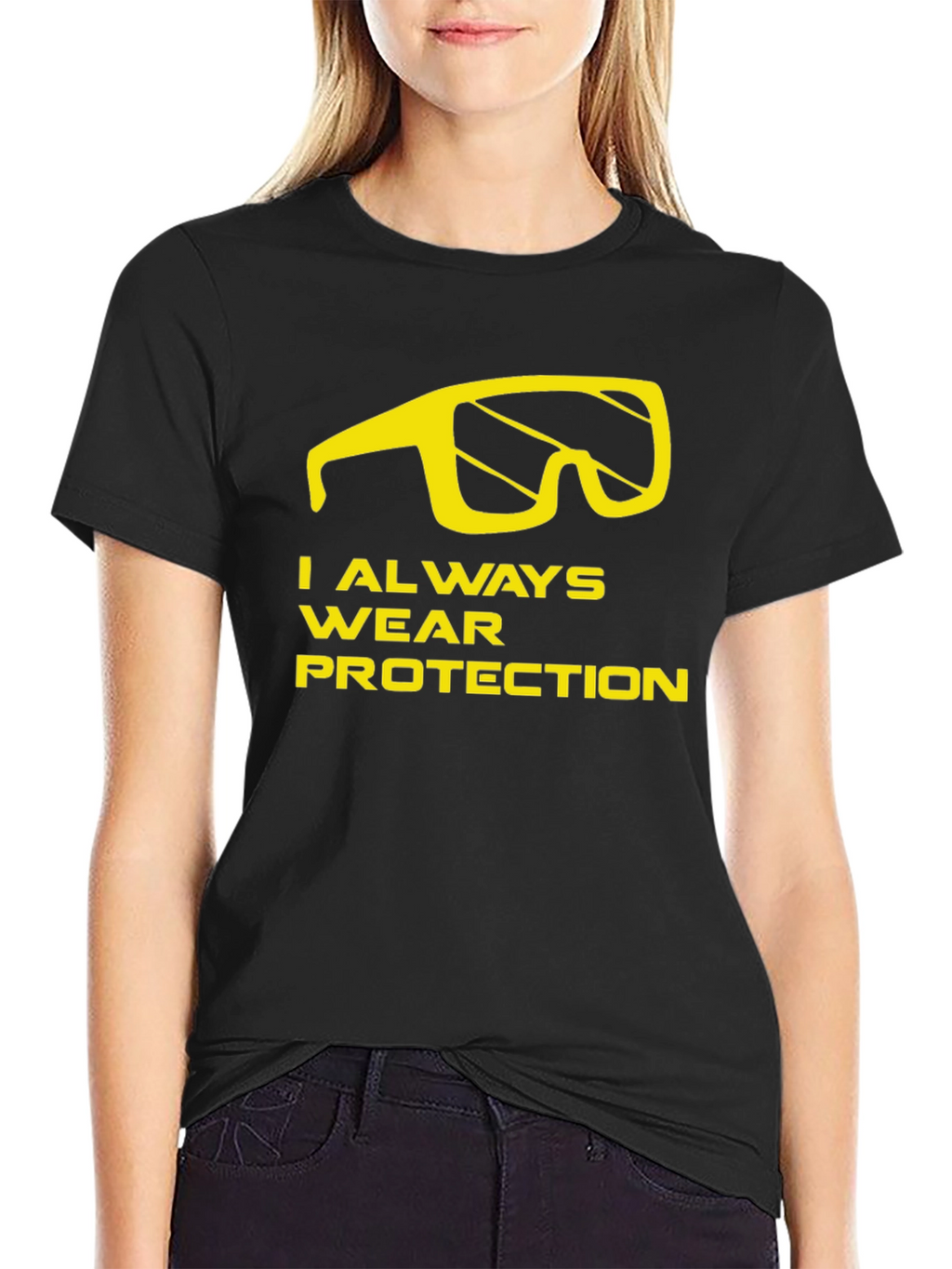 I Always Wear Protection T-Shirt - Funny Graphic Tee