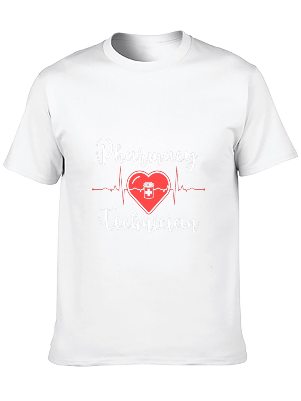 Pharmacy Technician Heartbeat T-Shirt