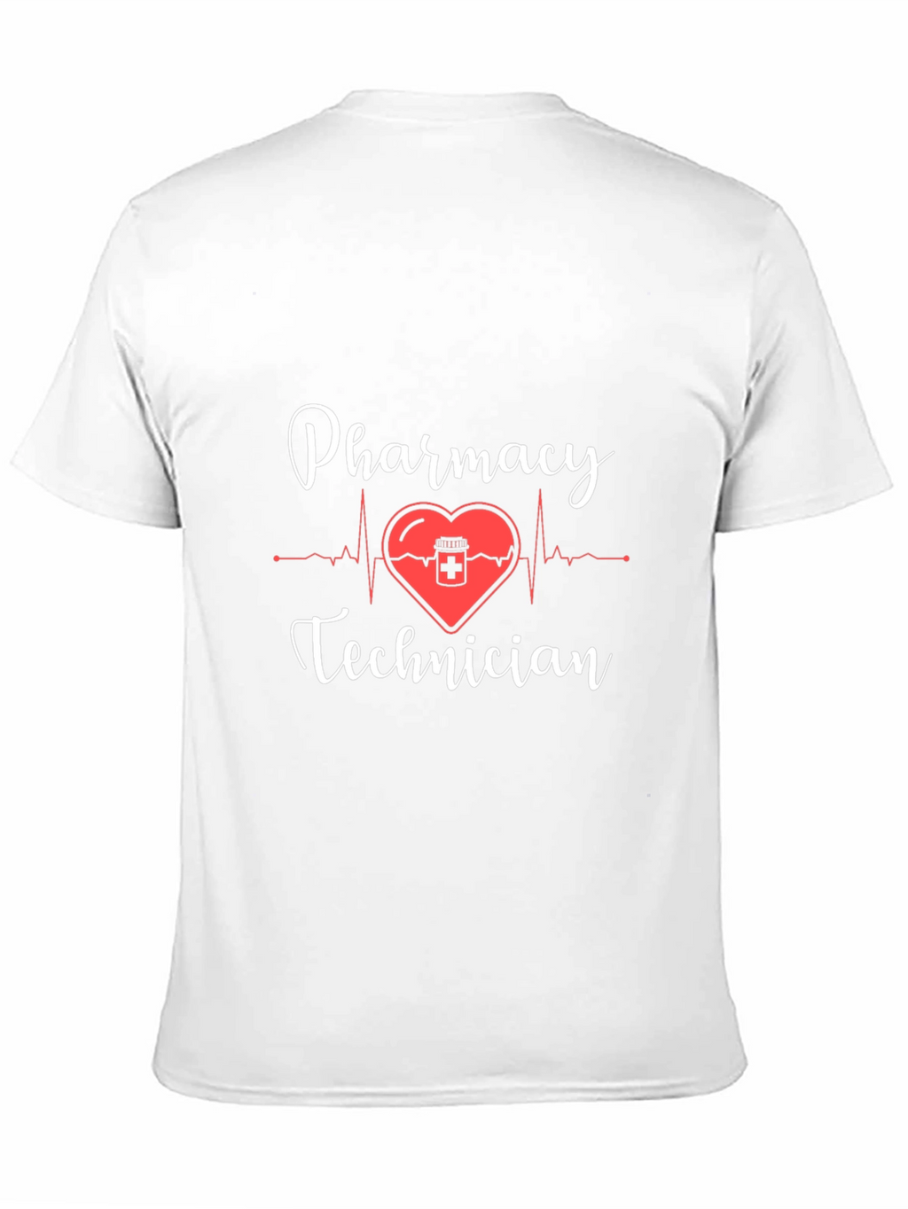 Pharmacy Technician Heartbeat T-Shirt