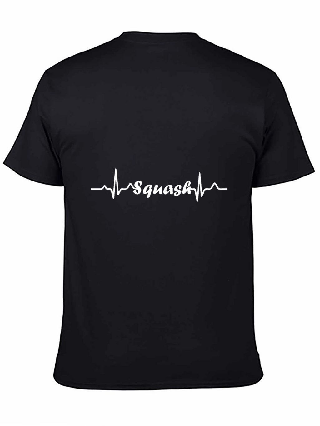 Squash Heartbeat T-Shirt - Black
