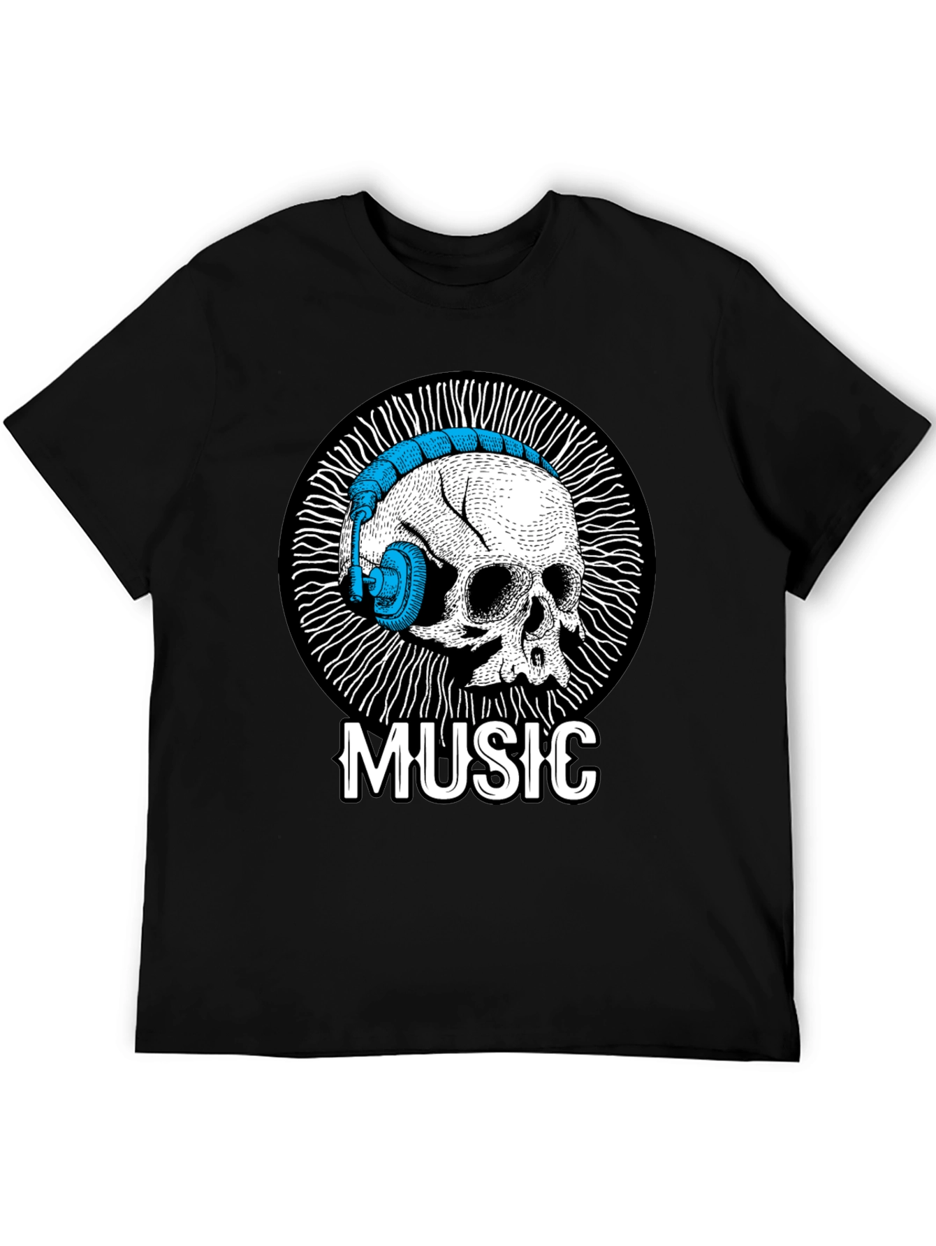 Skull Music T-Shirt - Unique Graphic Tee