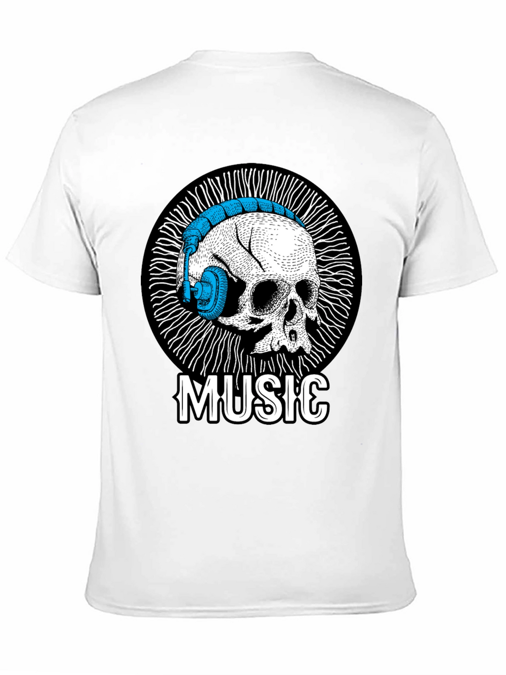 Skull Music T-Shirt - Unique Graphic Tee